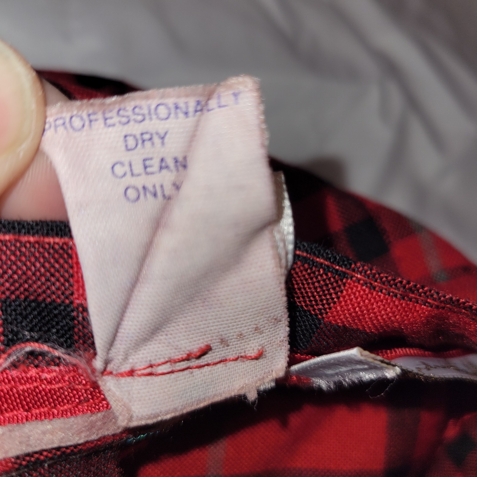 1070s Austin Hill, Aline, Plaid, Red, Skirt, Size 8 Vintage
