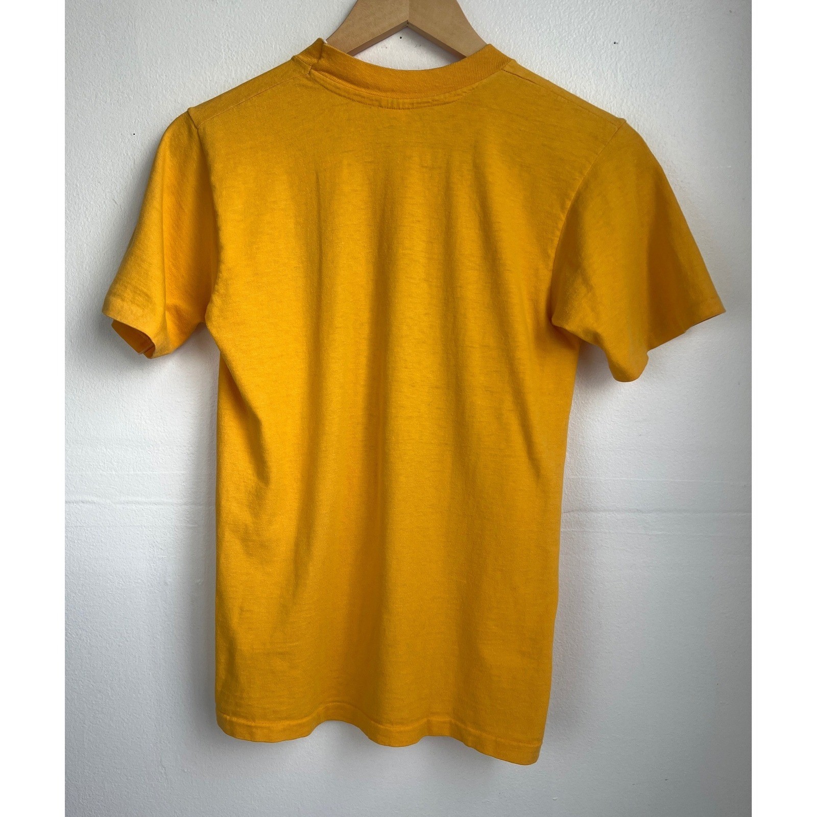 Vintage 1979 Red Zinger Bicycle Classic Hanes Beefy-T Single Stitch Tee Yellow S
