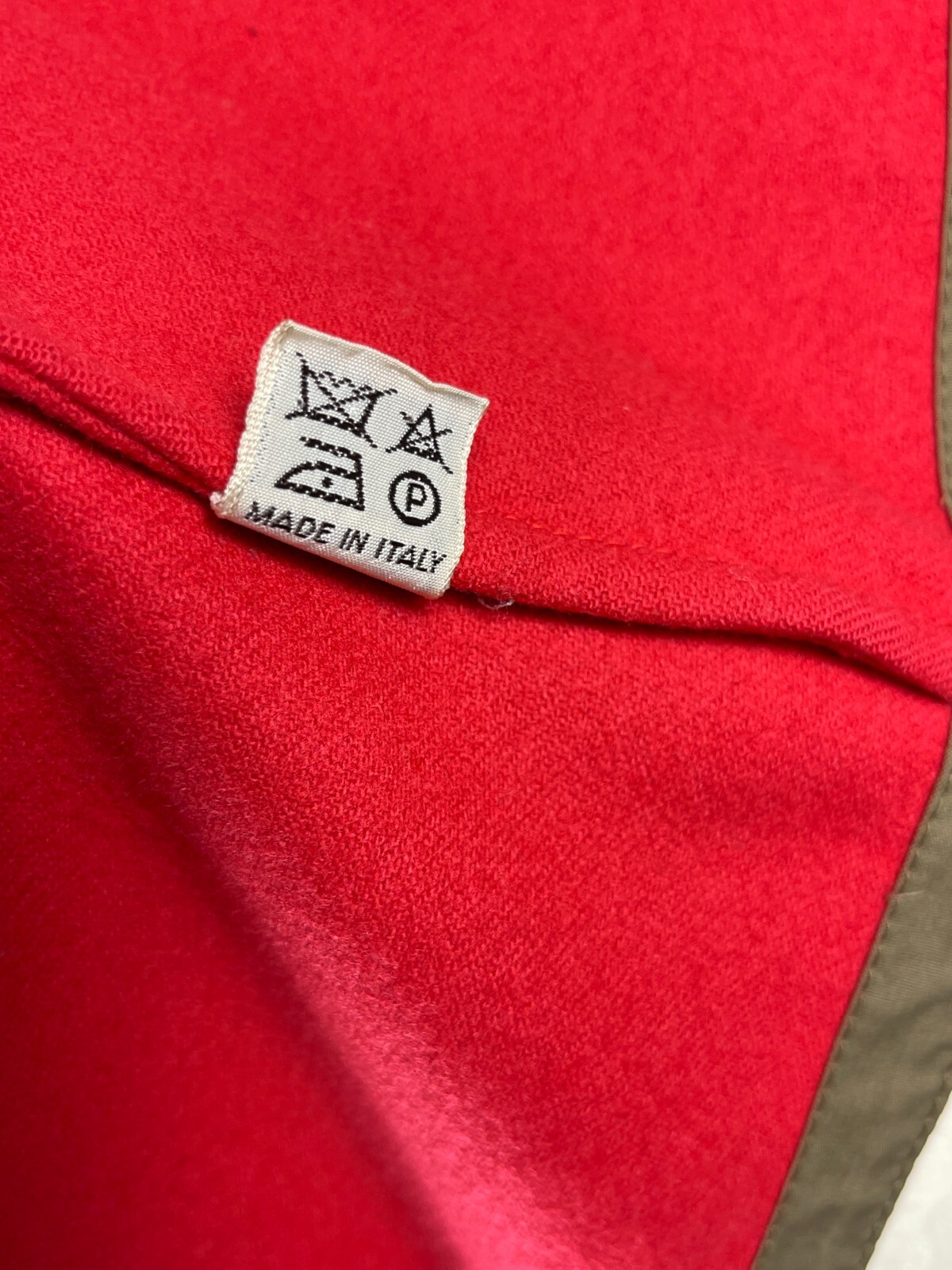 Very Rare Vintage late 70’s Gianni Versace Red Wool Short Jacket Made in Italy