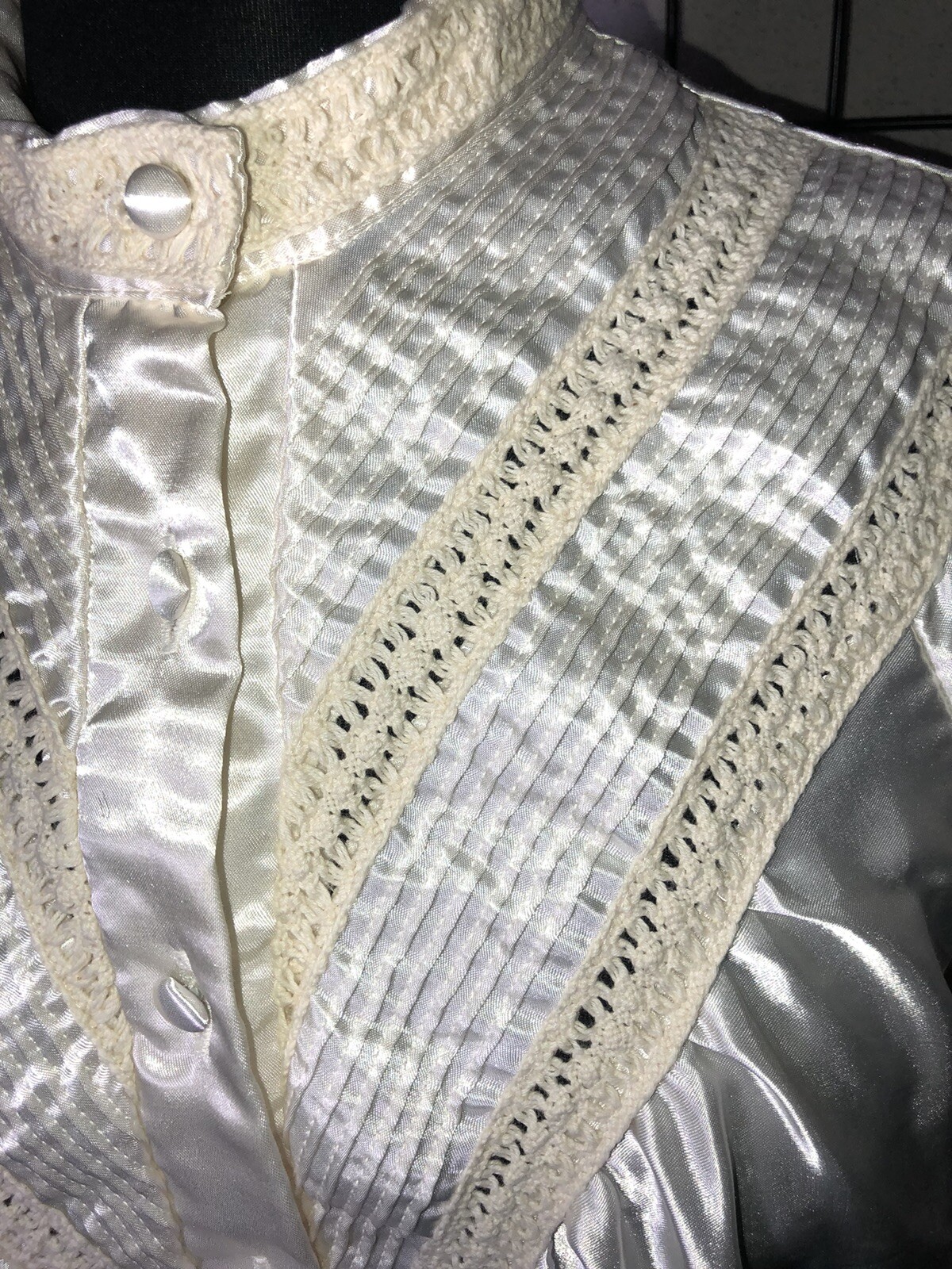 Vintage Lise Stevens Silk-like Size M Victorian Style Long Gown