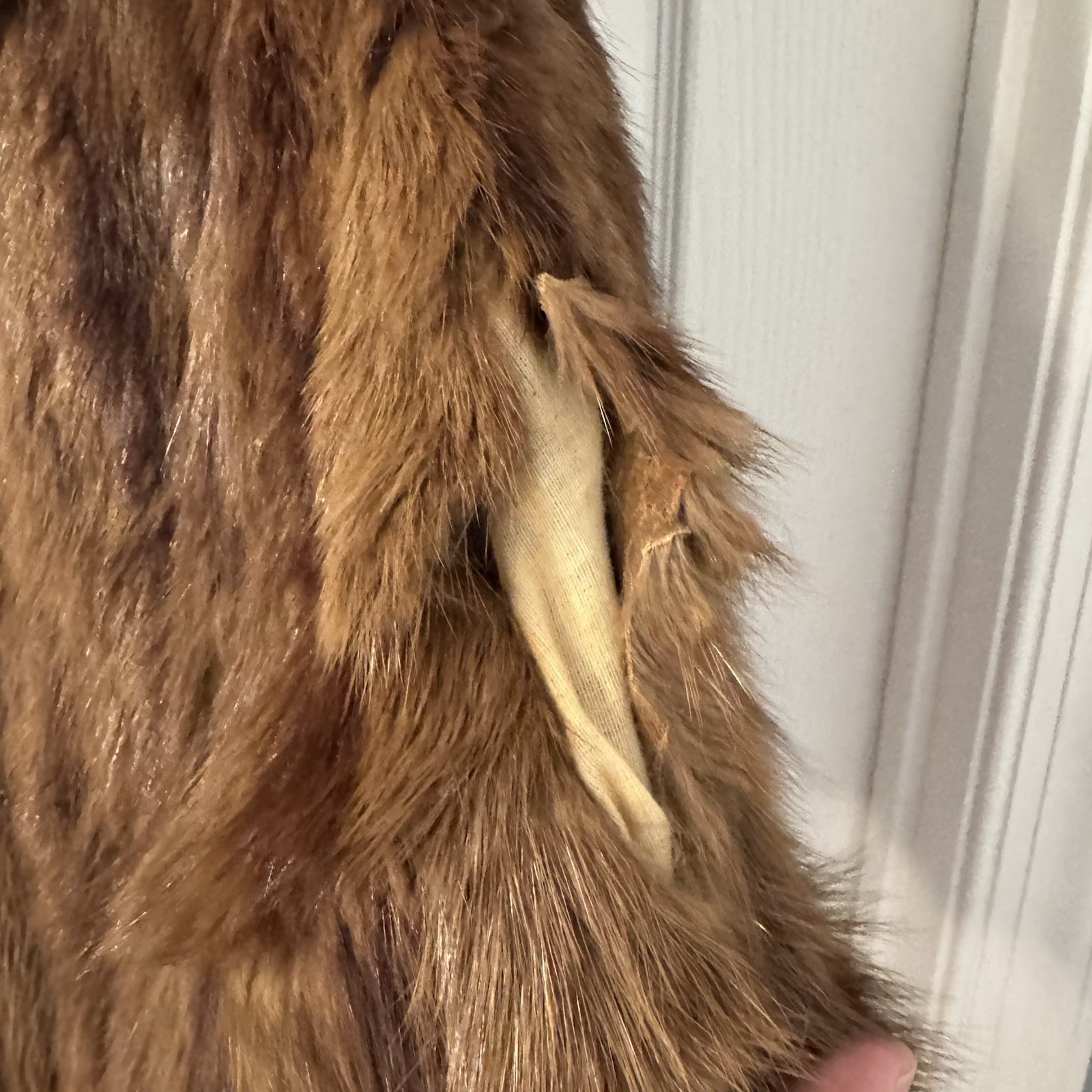 Vintage Alan Furs Richmond Virginia Mink Stole Famous For Furs Needs Repair