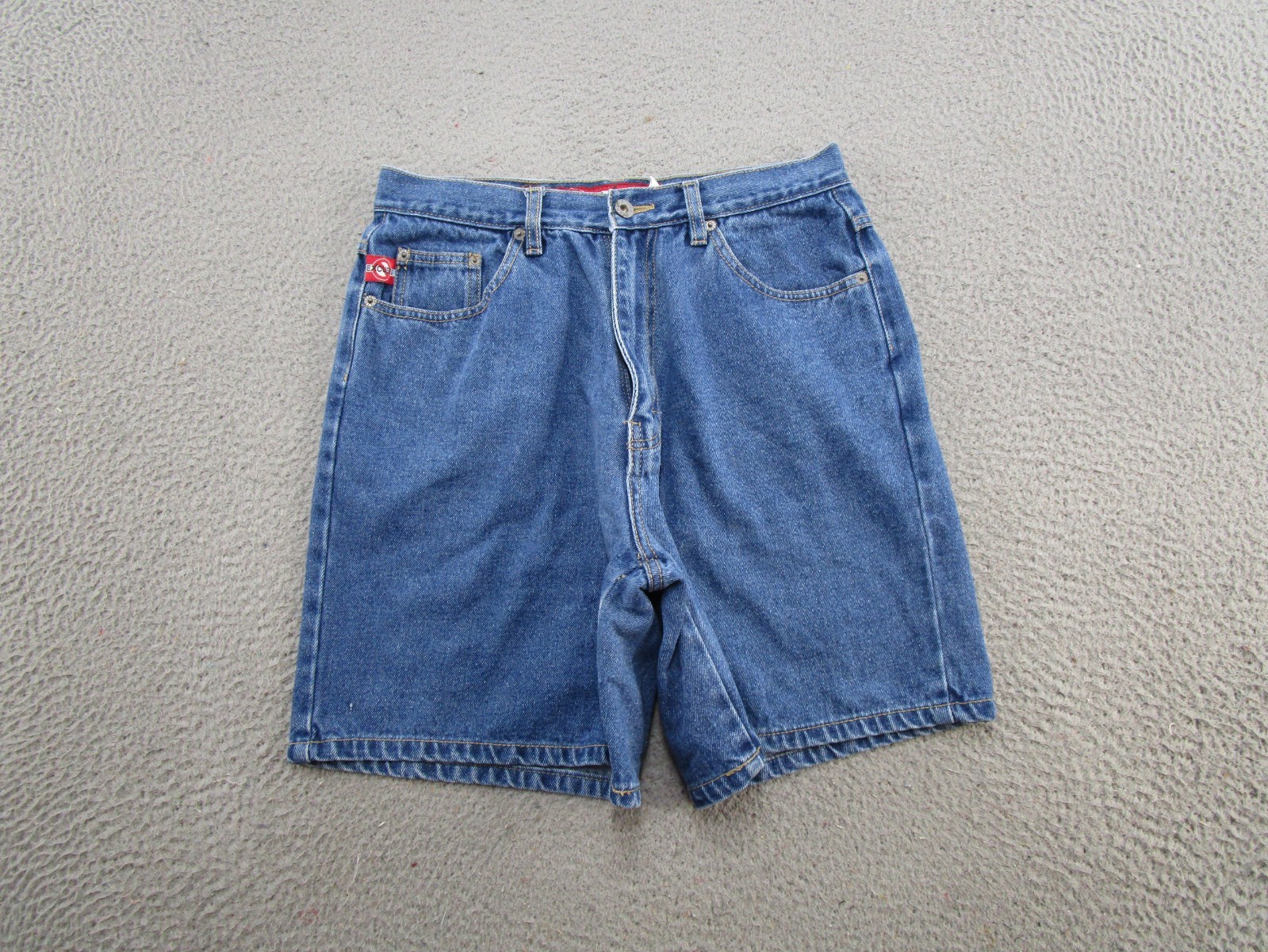 Vintage 90s No Excuses High Rise Blue Denim Jean Shorts Mom Jorts Blue SZ 11/12