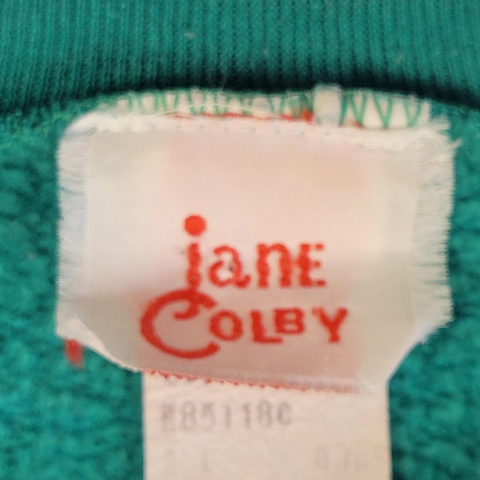 Vintage 1990s Green Kitsch Holiday Bears Sweatshirt Women’s Large Jane Colby