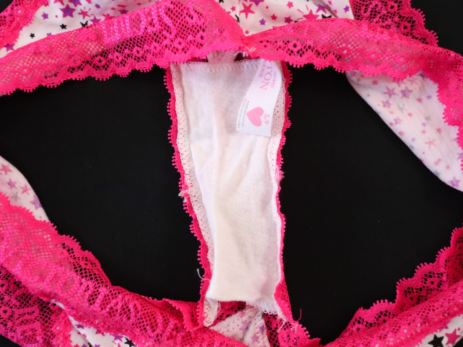 2 Vintage Victoria’s Secret 2011 Cotton Lingerie Cheeky Hipster Panties SMALL