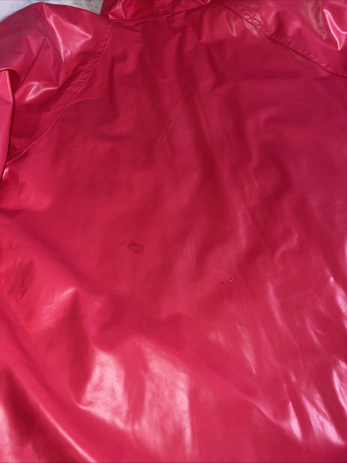 Misty Harbor Slicker Hooded Rain Coat Jacket Spring Y2K Princess Pink Lined