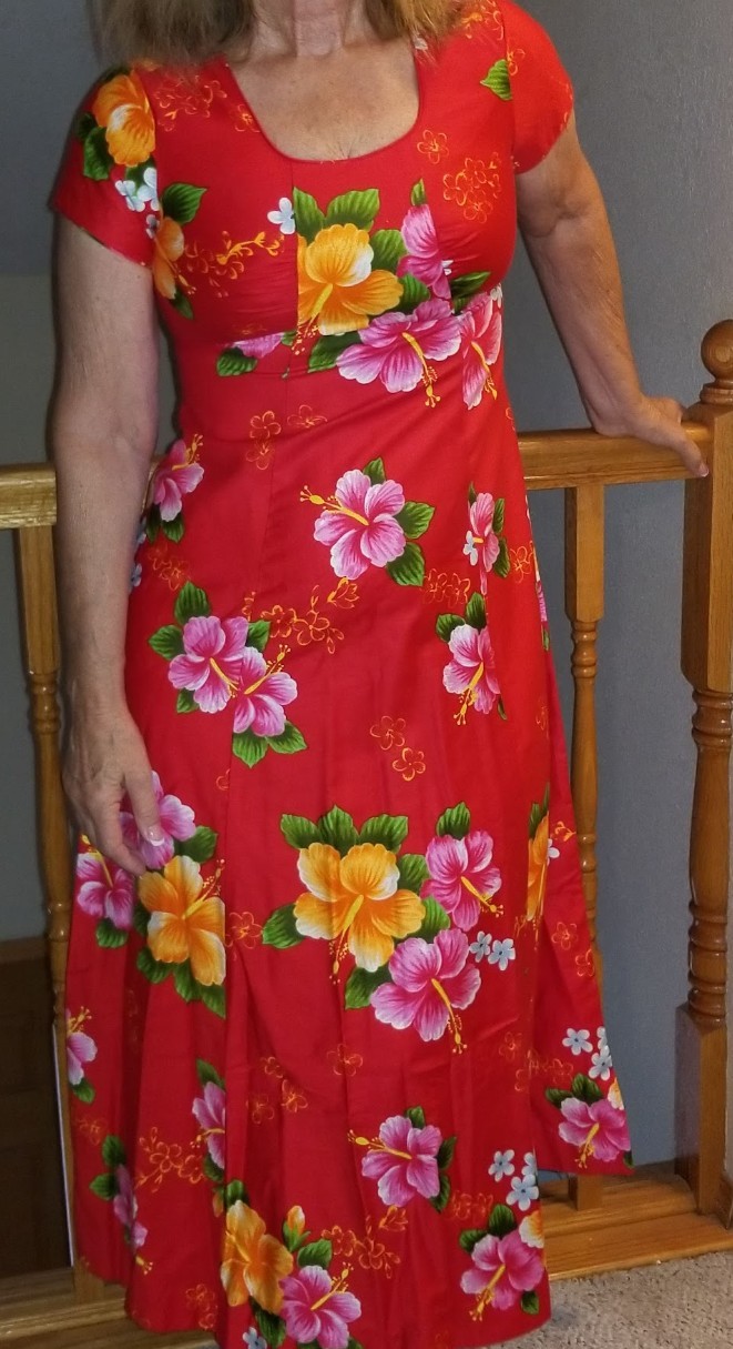 Vintage 60’s Women’s Hawaiian Hukilau Fashions Tropical Floral Maxi Dress Sz 10