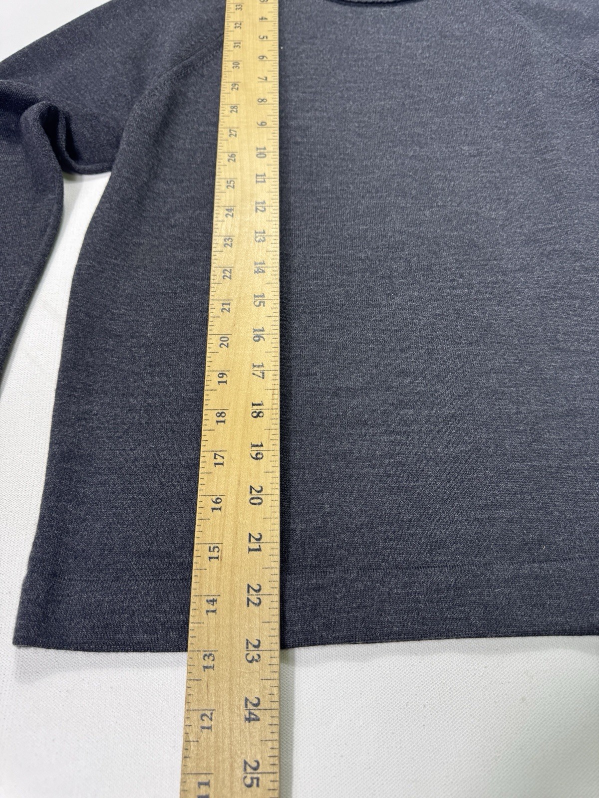 Vintage 60s Goldworm Merino Wool Tunic Sweater Women’s Size 8 Grey Italy