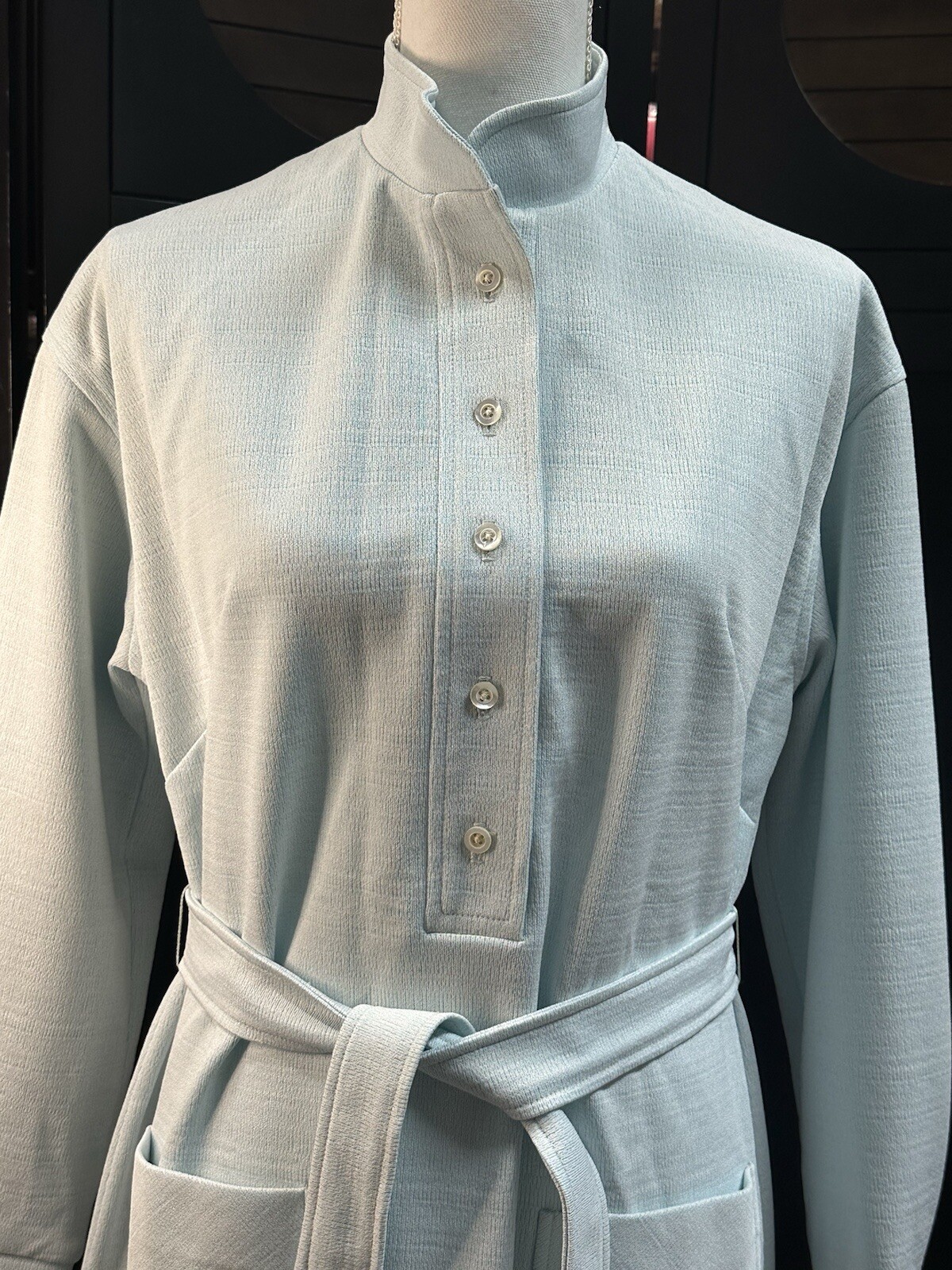 Vtg 1960s Nardis of Dallas Polyester Double Knit Dress Shift Dress Mod Size 12