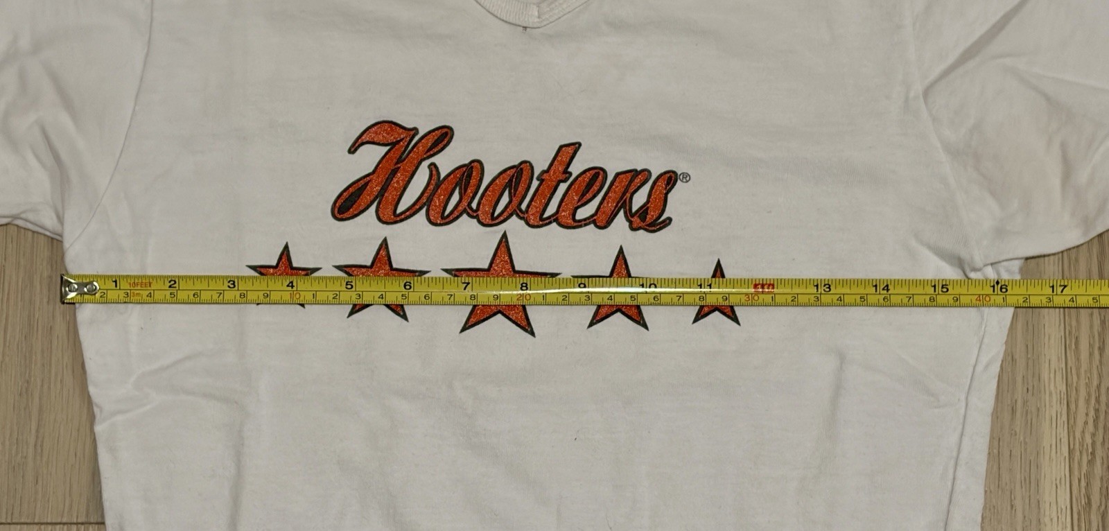 Vintage 90s Hooters MVP Style Uniform Fashion Victim T Shirt Small Long Sleeve