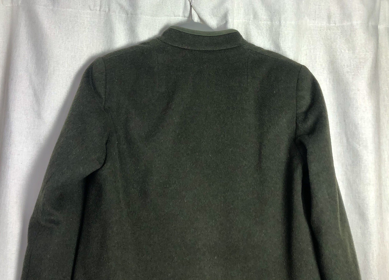 Vtg Austrian Loden Wool Jacket Green Tyrolean Tyrol Trachten Women US 2–4 EU 34