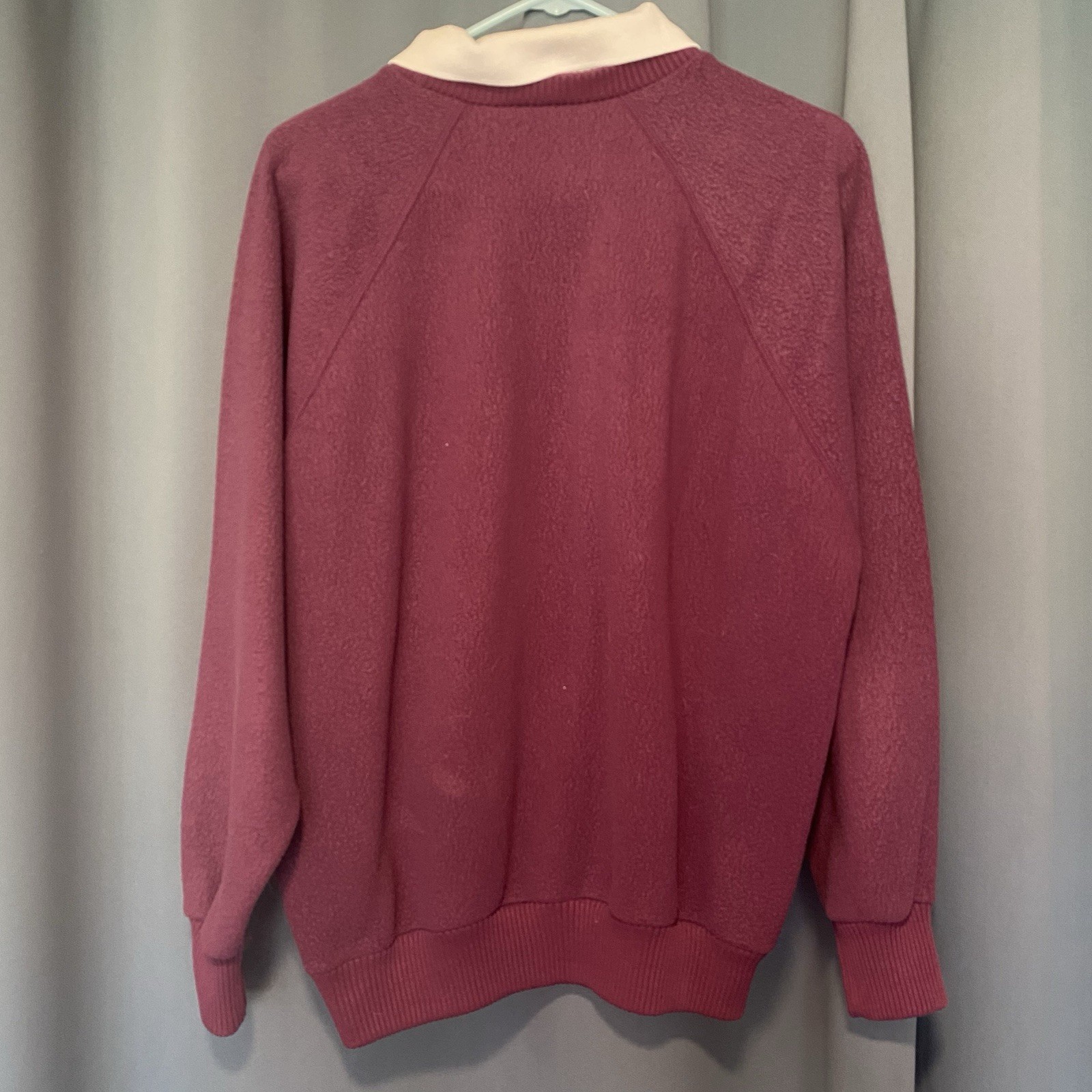 Lot Of 3 Vintage Women’s 2xl Delos Sweaters Teal Gray Purple Collar Preppy 80’s