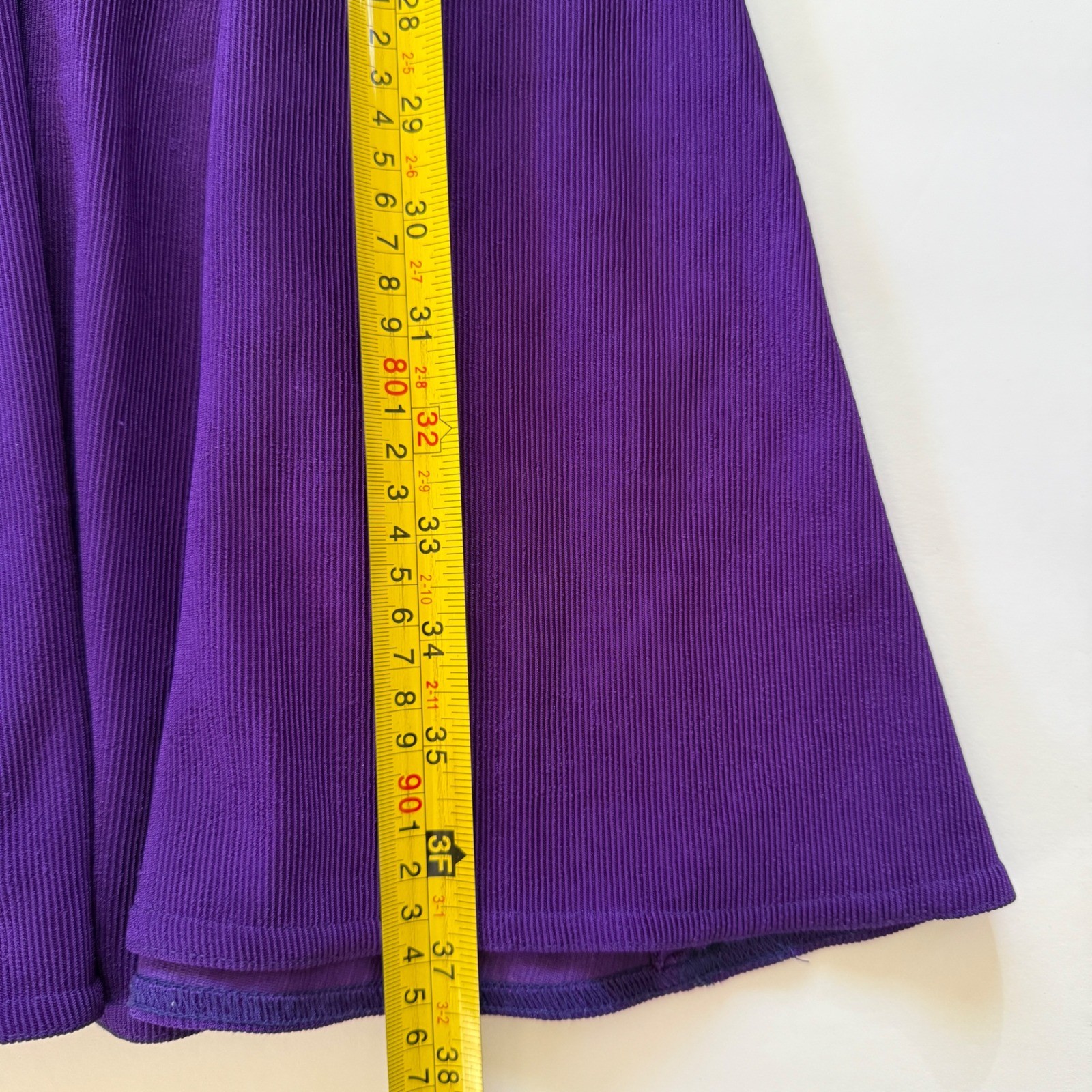 Vintage Basic Plus Womens Purple Bow Halter Fit Flare Dress Rhinestone Size 4