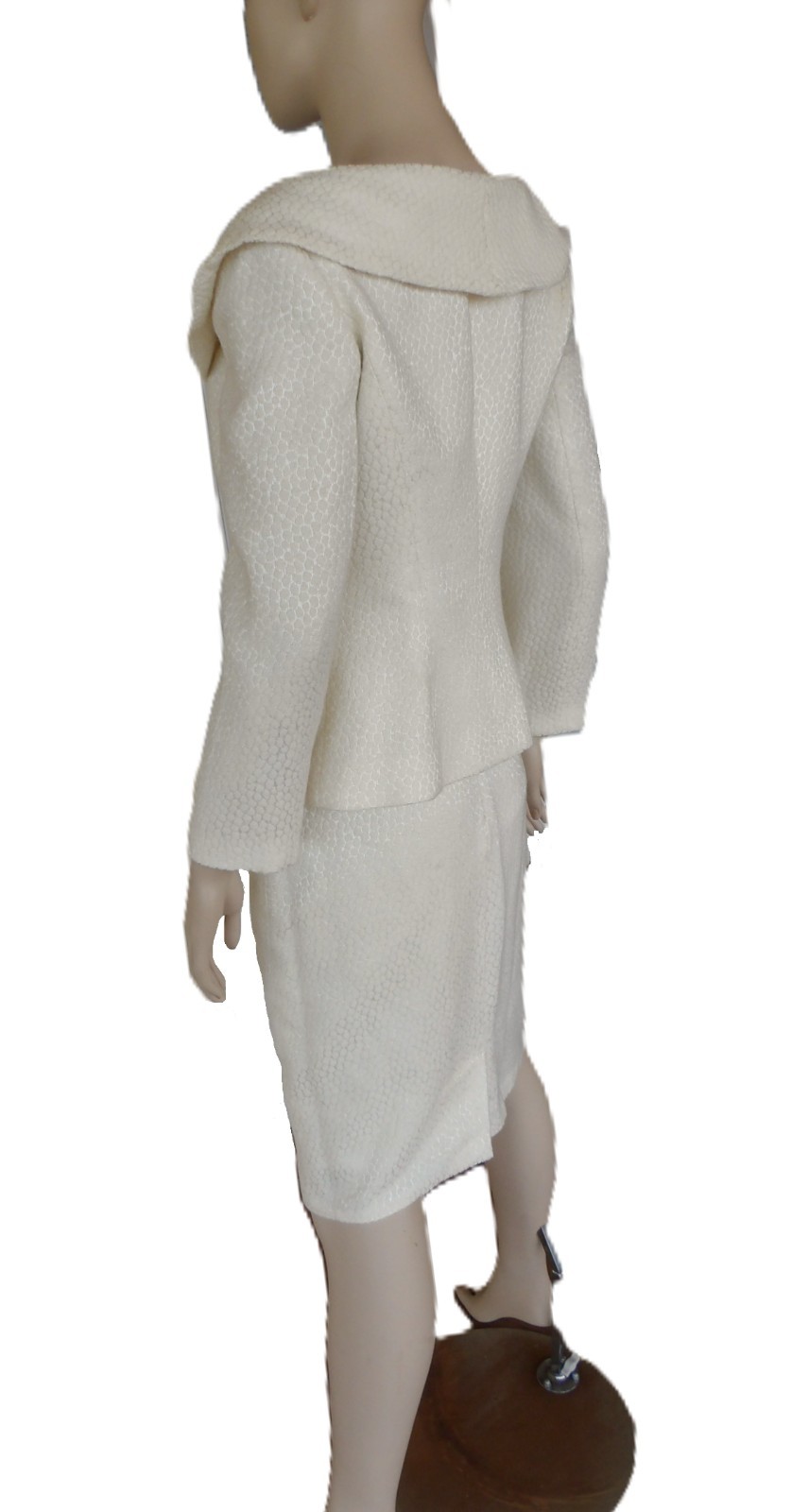 Mackie by Bob Mackie Formal Evening Dress Suit Jacket Skirt Vintage Sz 6 S Fairy