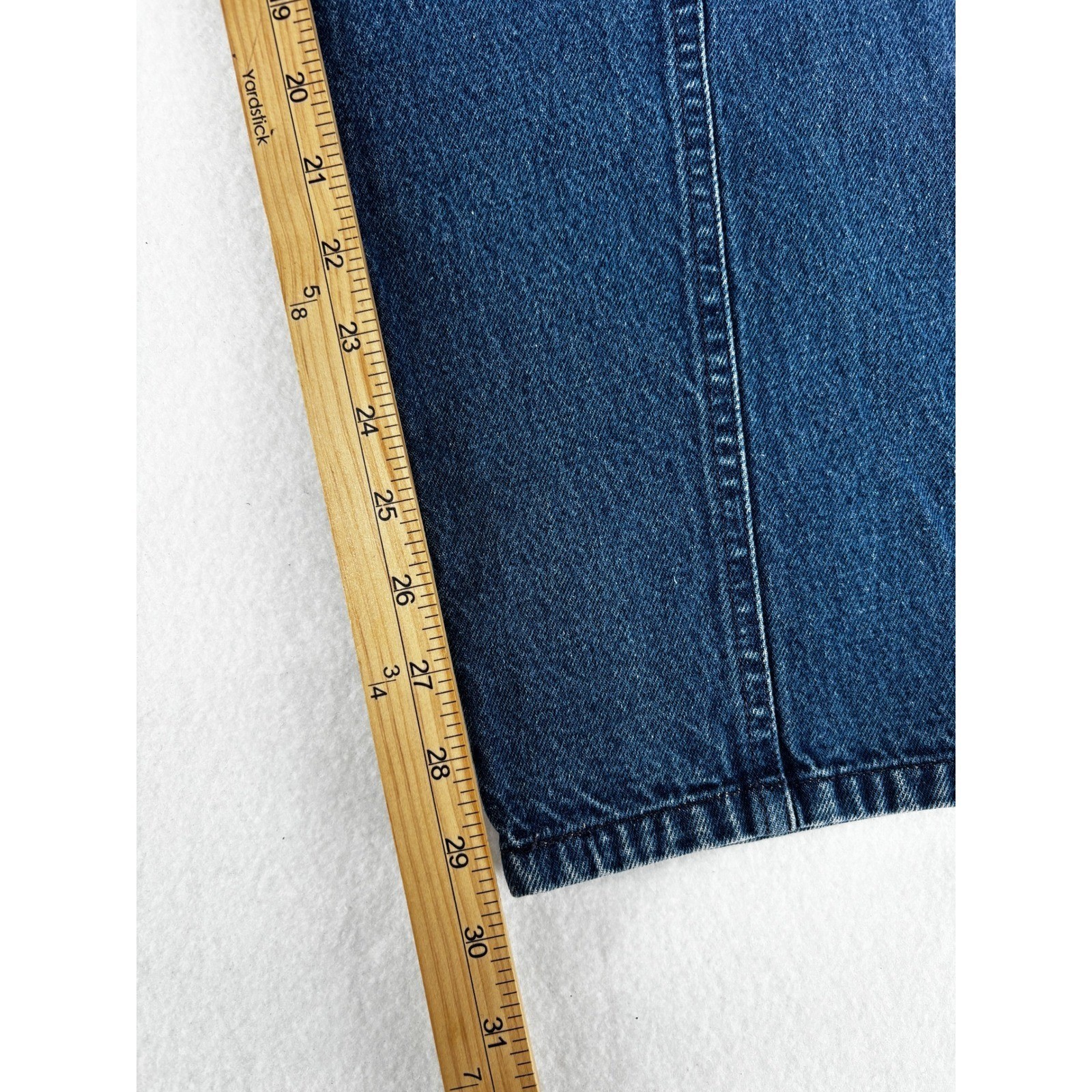Vintage Lizwear High Waisted Pleated Jeans Dark Wash Made in USA Cotton Sz 8