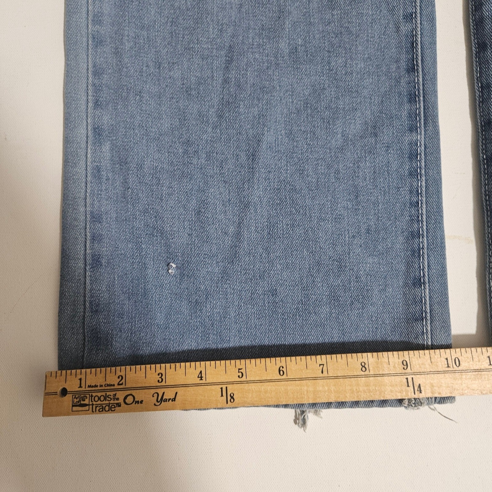 Vintage 90s JNCO Jeans Baggy Wide Leg Crown Graffiti Light Wash 31 Y2K Skater