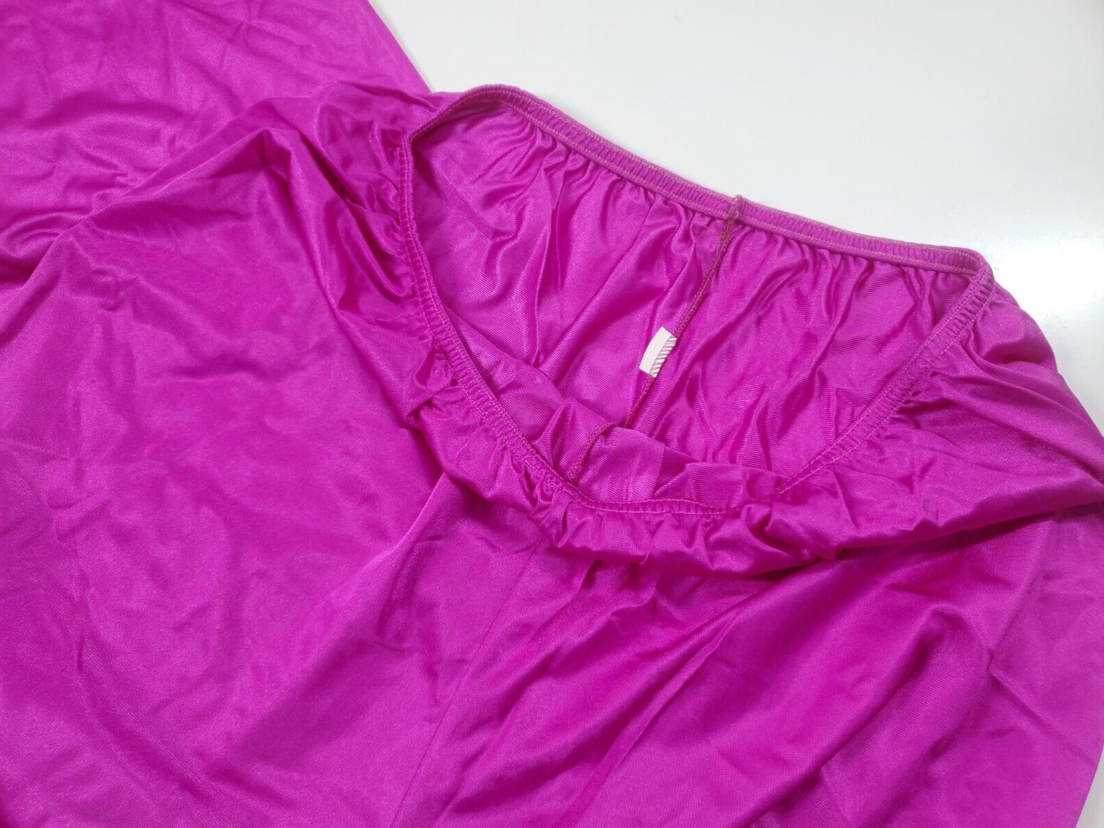 Vintage Gilead Nylon 2 Piece Lounge Pajama Lace Trim Pant Set Size 40