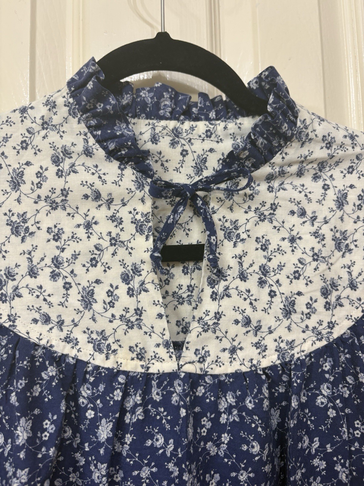 Women’s Floral Prairie Cottagcore Nightgown Dress 70s/80s Prop Costume VTG L