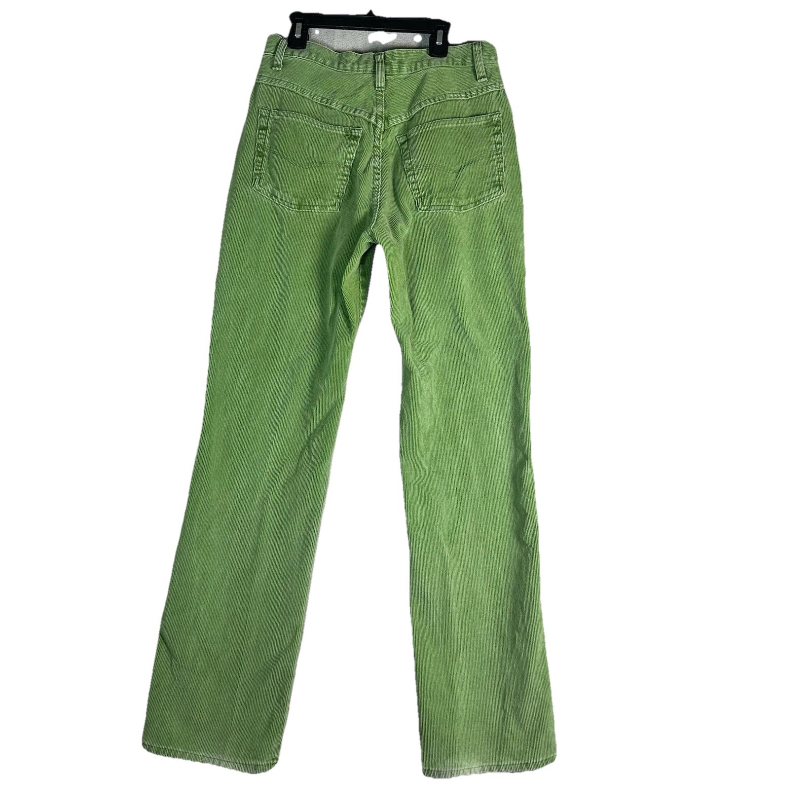 90’s/Y2K express Lime Green corduroy Pants Grunge Riot Girl Indie Sleaze Sz 6