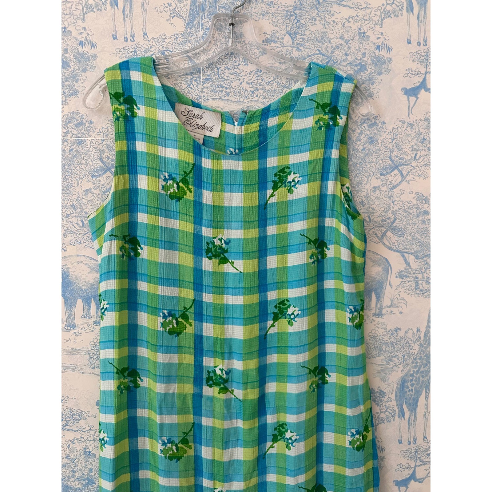 Vintage Sarah Elizabeth Coastal Grandmother classic grandmilleneal Sheath dress