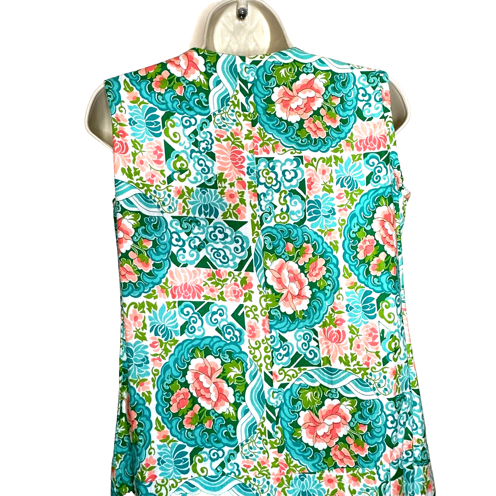 Vintage A Dixie Lou Frock Mod Floral Rockabilly Romper Playsuit Women’s 14 Pinup
