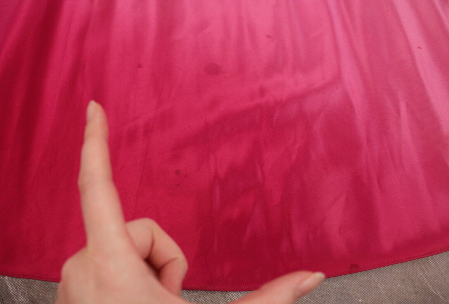 Vtg Women’s 40s Pink Ombre Formal Gown XS/S 1940s Satin Maxi Dress Prom