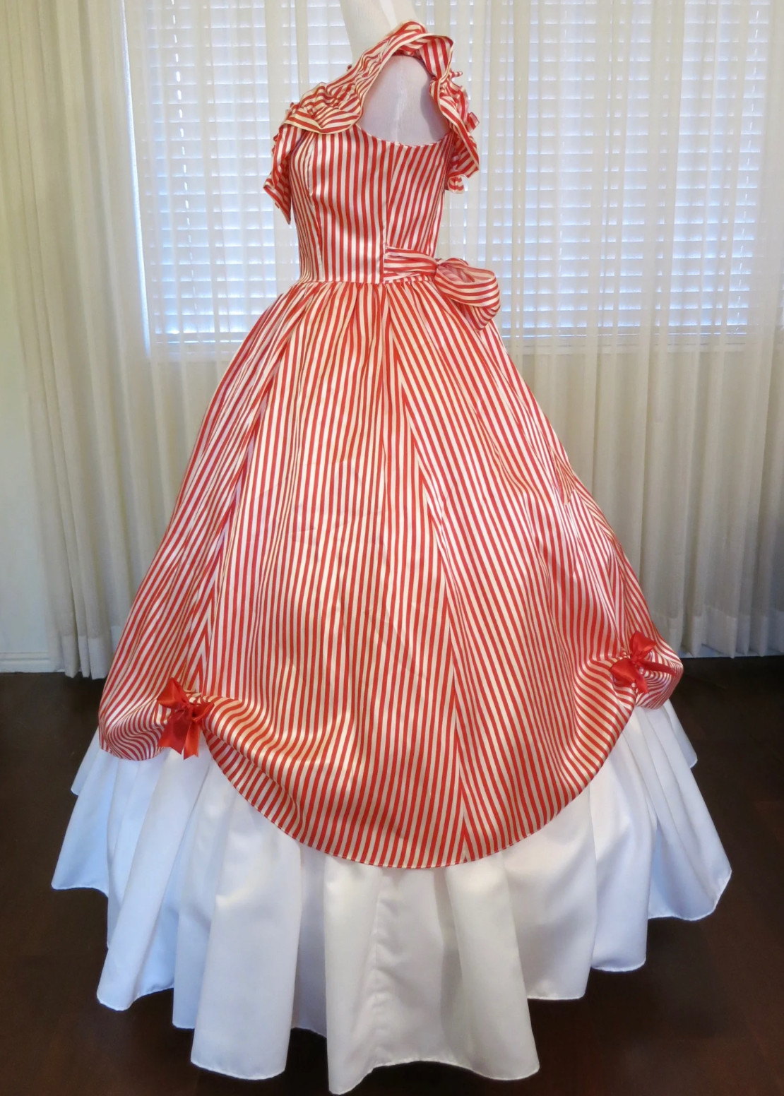 Vintage Prom Dress, Southern Belle dress, waist 27″