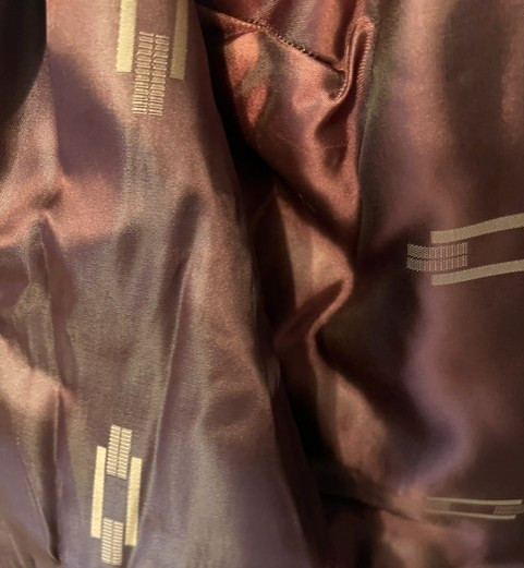 Vintage 1950’s Sable Brown Stripe Mink Fur Stole Wrap w/silk lining BEAUTIFUL!