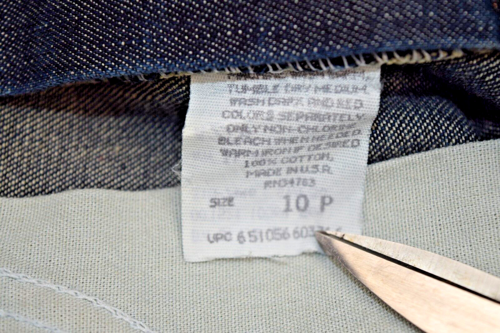 Vintage Jeans Lee Riveted W30 L28 90s Blue Painter Style Relaxed Fit Made USA