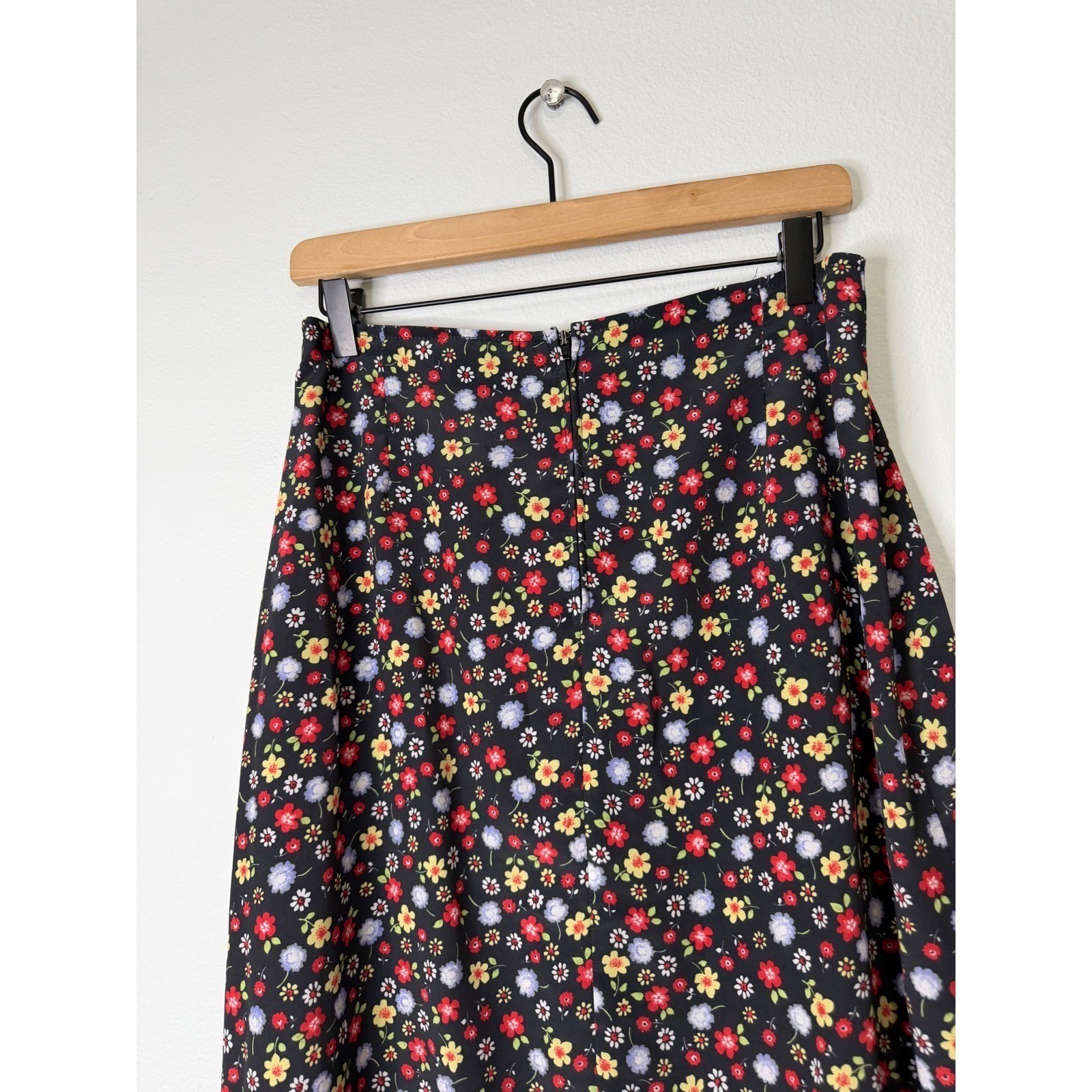 Vintage 80’s-90’s – Floral Midi Maxi Straight Skirt Cottagecore Whimsy