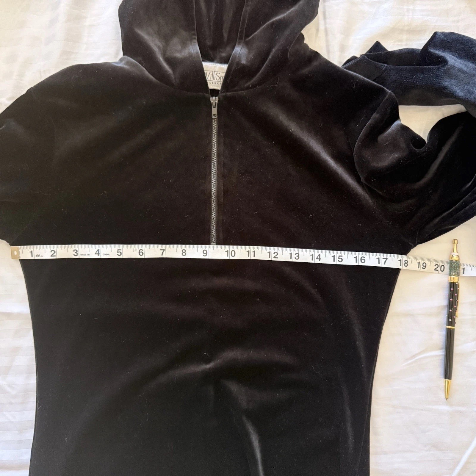 Willi Smith Collection Hooded Dress LARGE Street Couture Gothic Drama Vintage