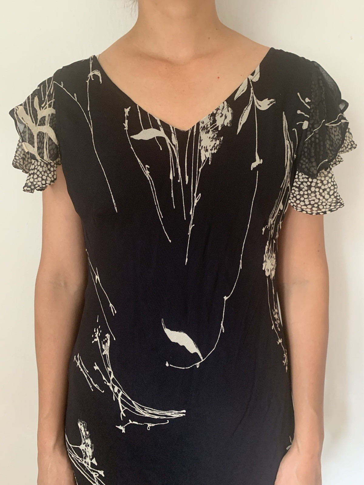 Vintage Phool Ruffle Dress