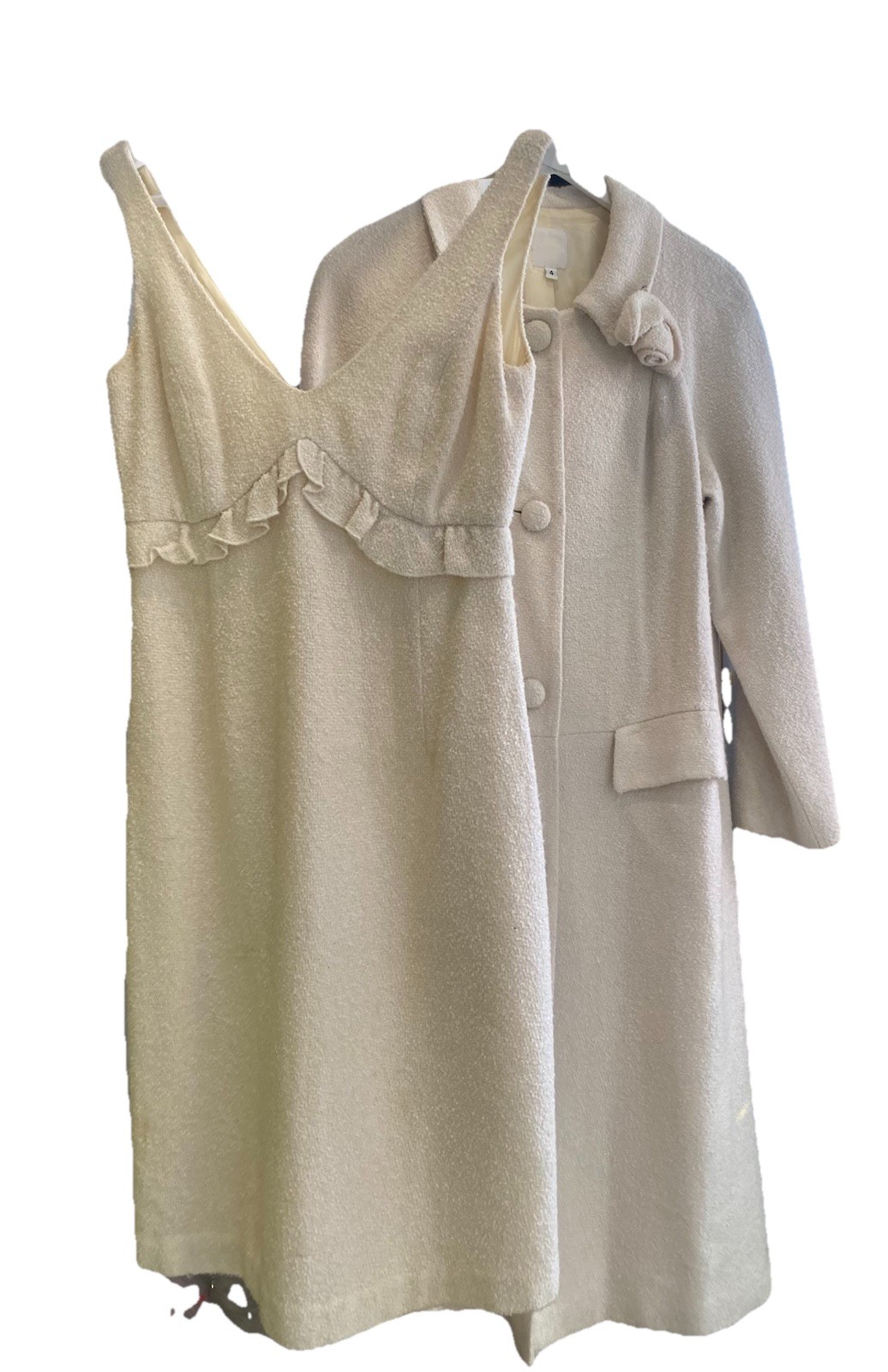 ANNA SUI 2007 2 Pc Coat & Dress Sz4 Mint
