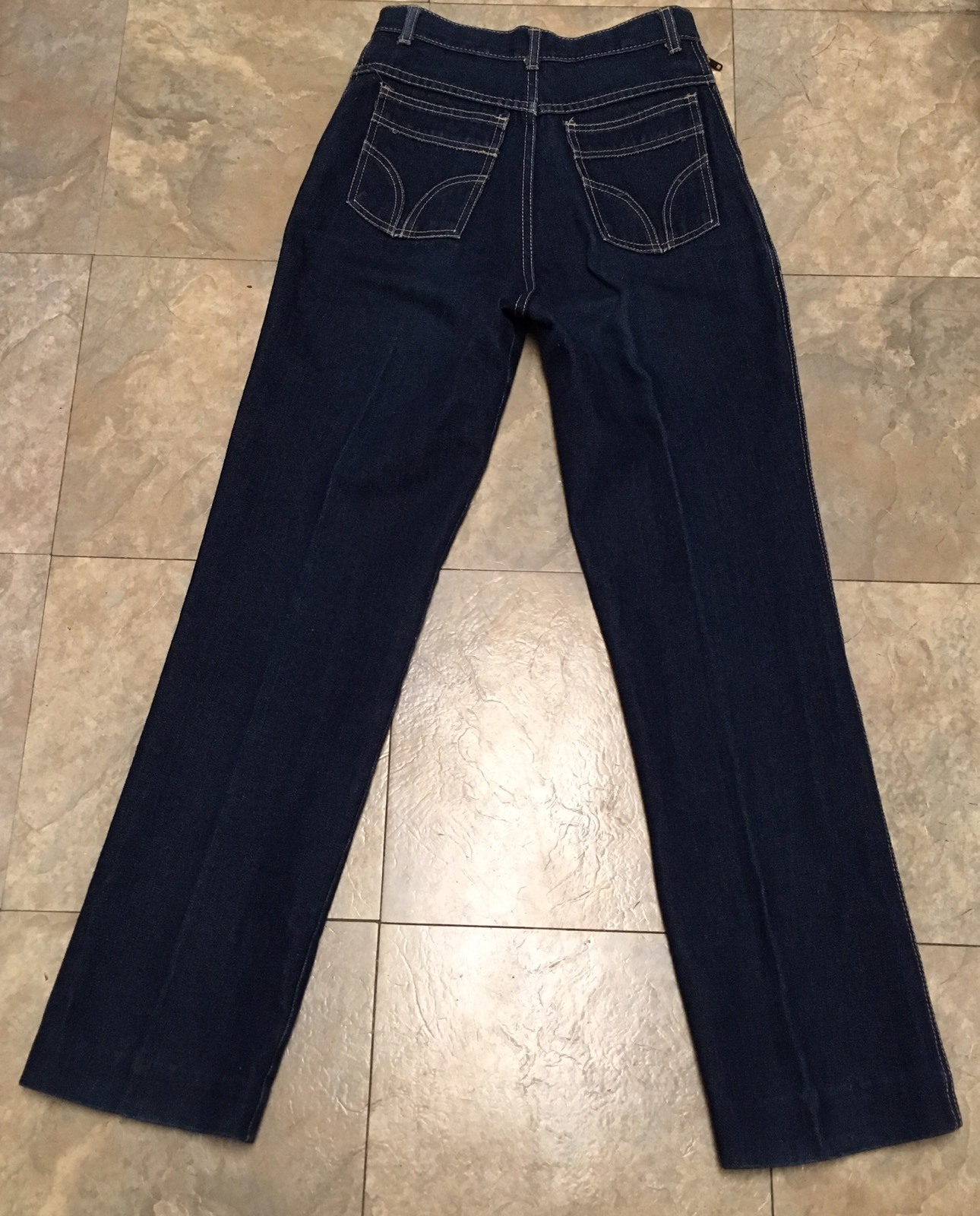 Vintage High Waist Marsala Fine Fashion Sports Wear Jeans 7/8 27″ Waist