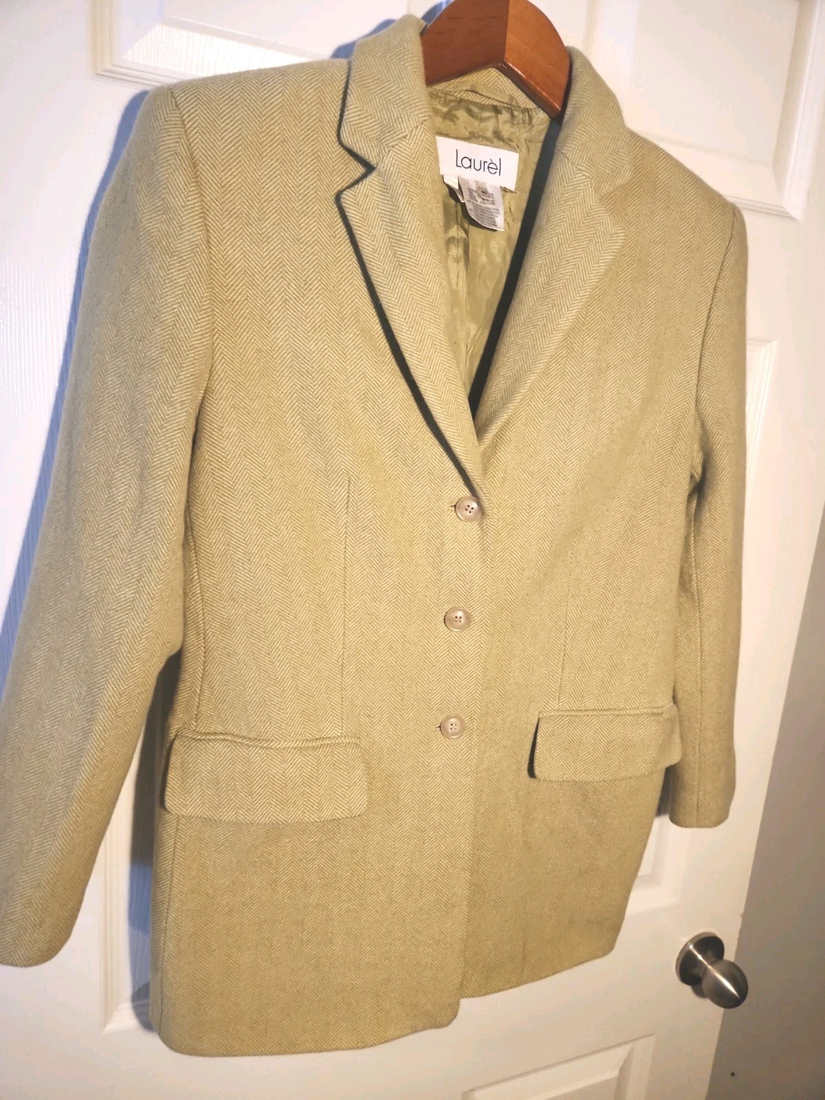 Laurel Women’s Blazer Jacket Wool Cashmere Size 40 US 8 Premium Rare Germany