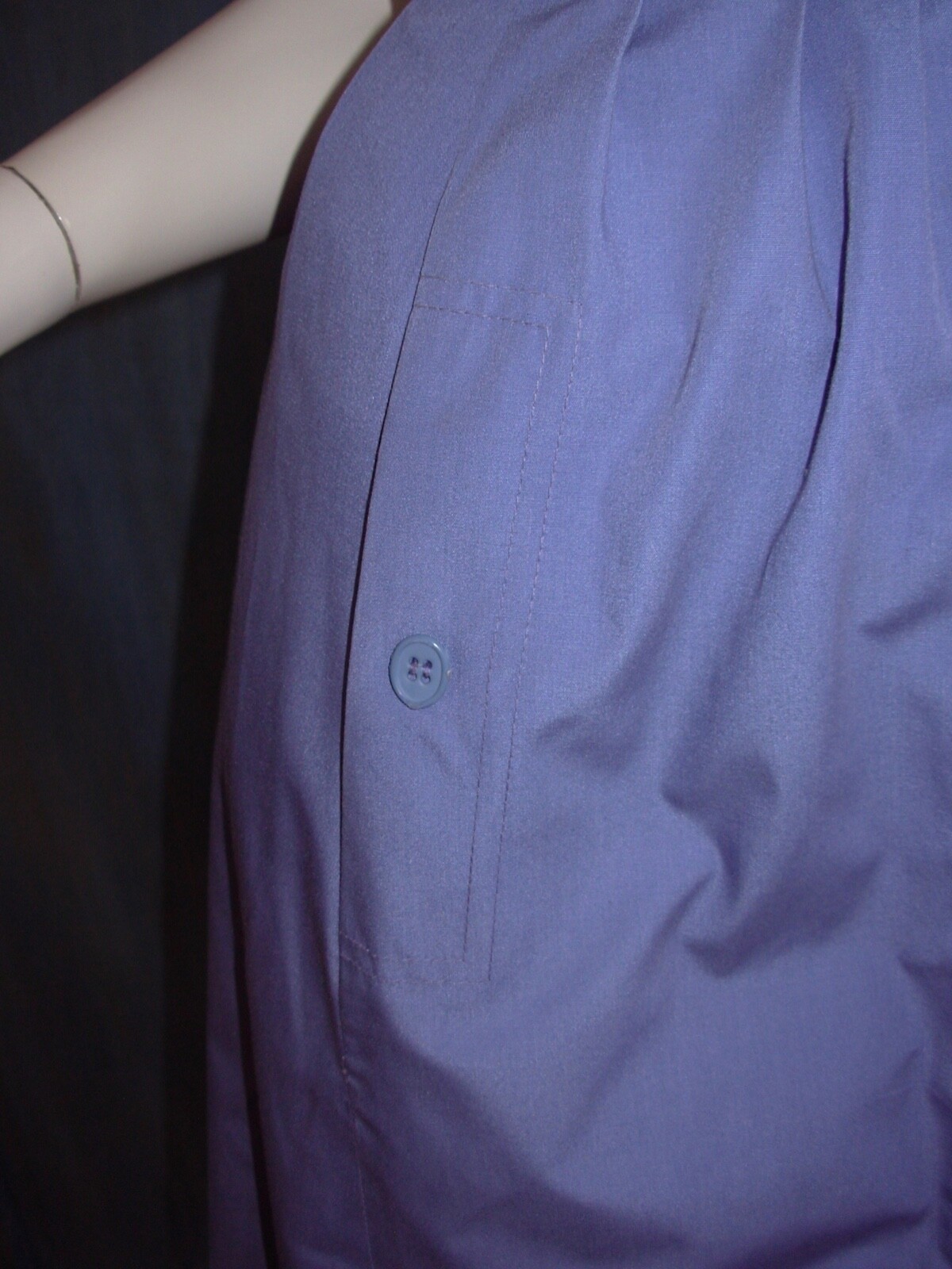 Vtg 70s 80s does 50s ST GILLIAN Dress M Cotton FIT FLARE Picnic CAPE PINUP Shirt