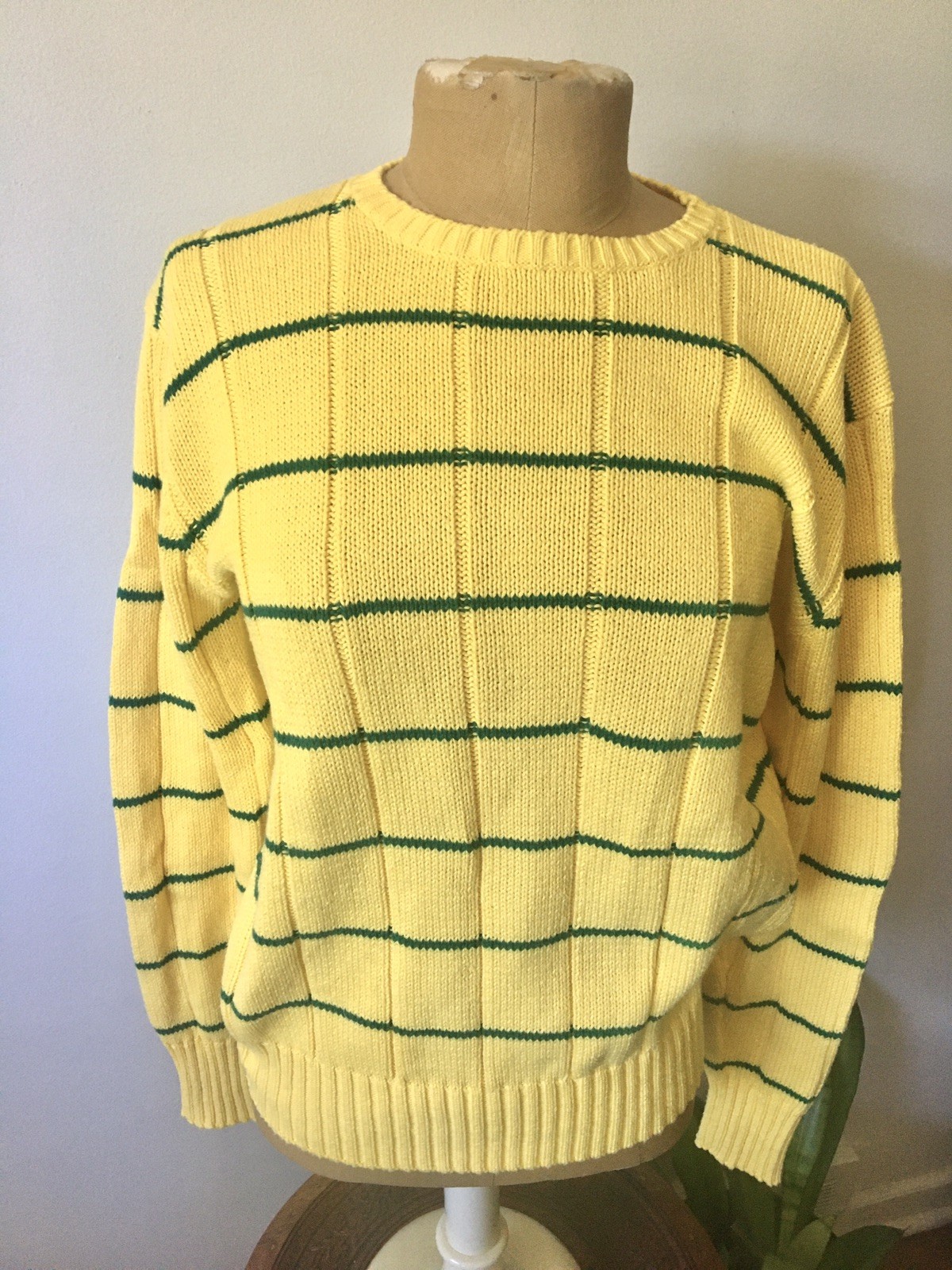 1980’s-1990’s Polo Ralph Lauren Yellow Cotton Sweater