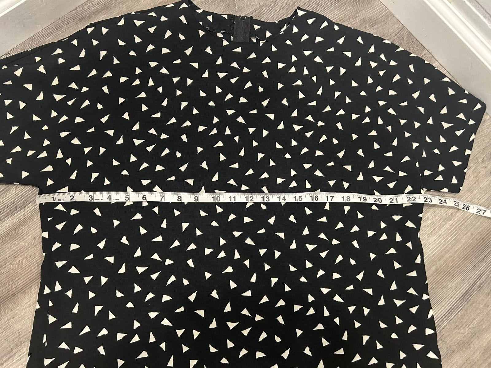 Vintage Classic 80’s Geographic Blouse Size 16 Pyke Ltd. Retro