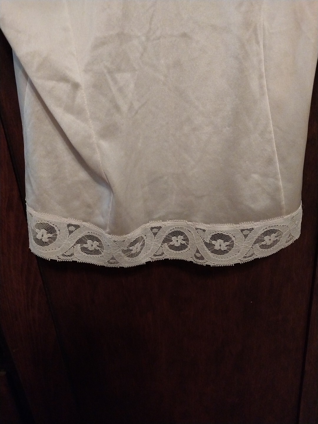 Vintage Camisole Cami Komar 100% Nylon Ivory Lots Of Lace Size 34