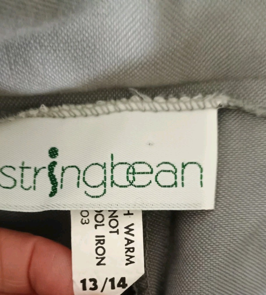 Vintage Stringbean Women’s 13/14 (14″X32) Deadstock USA Gray Dress Career Pants