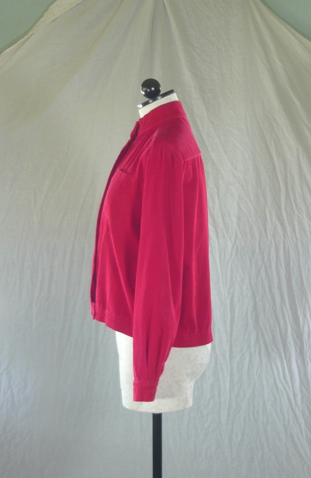 IZOD LACOSTE vintage 60s RED CORDUROY JACKET hipster prep made in Japan L