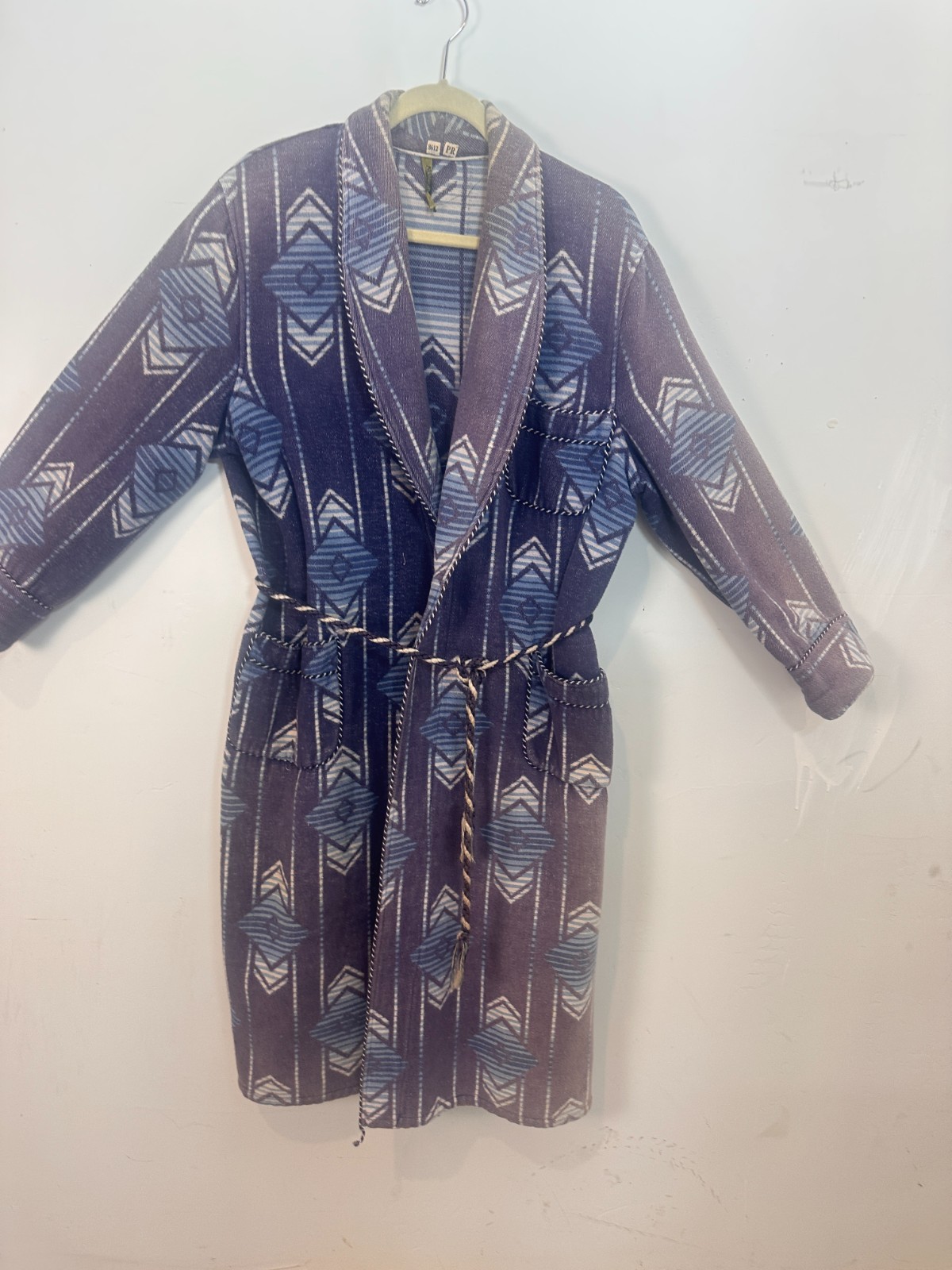 Vintage Genuine Beacon Blanket Robe W Original Tie/belt Unisex R
