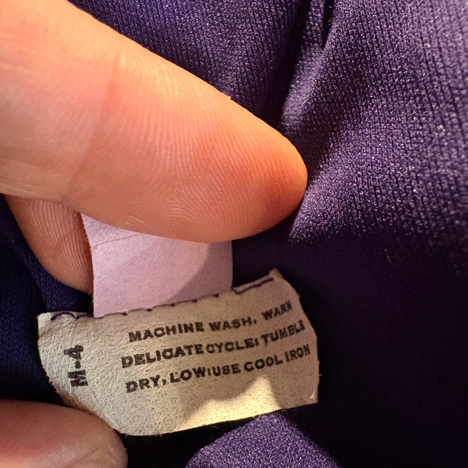 70s Purple Maxi Dress Women’s XS Sleevelsz V-Neck Faux Wrap Retro Boho Hippie