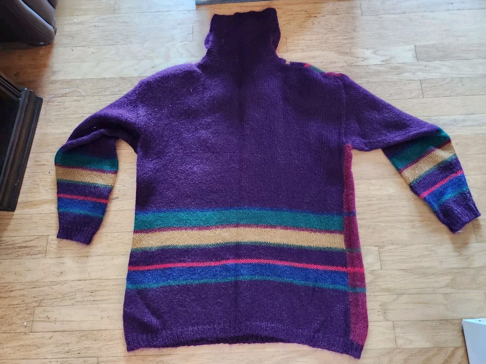 Vintage 80s Wm’s Boundary Waters Sweater * graphic Design * szM * Good Condition