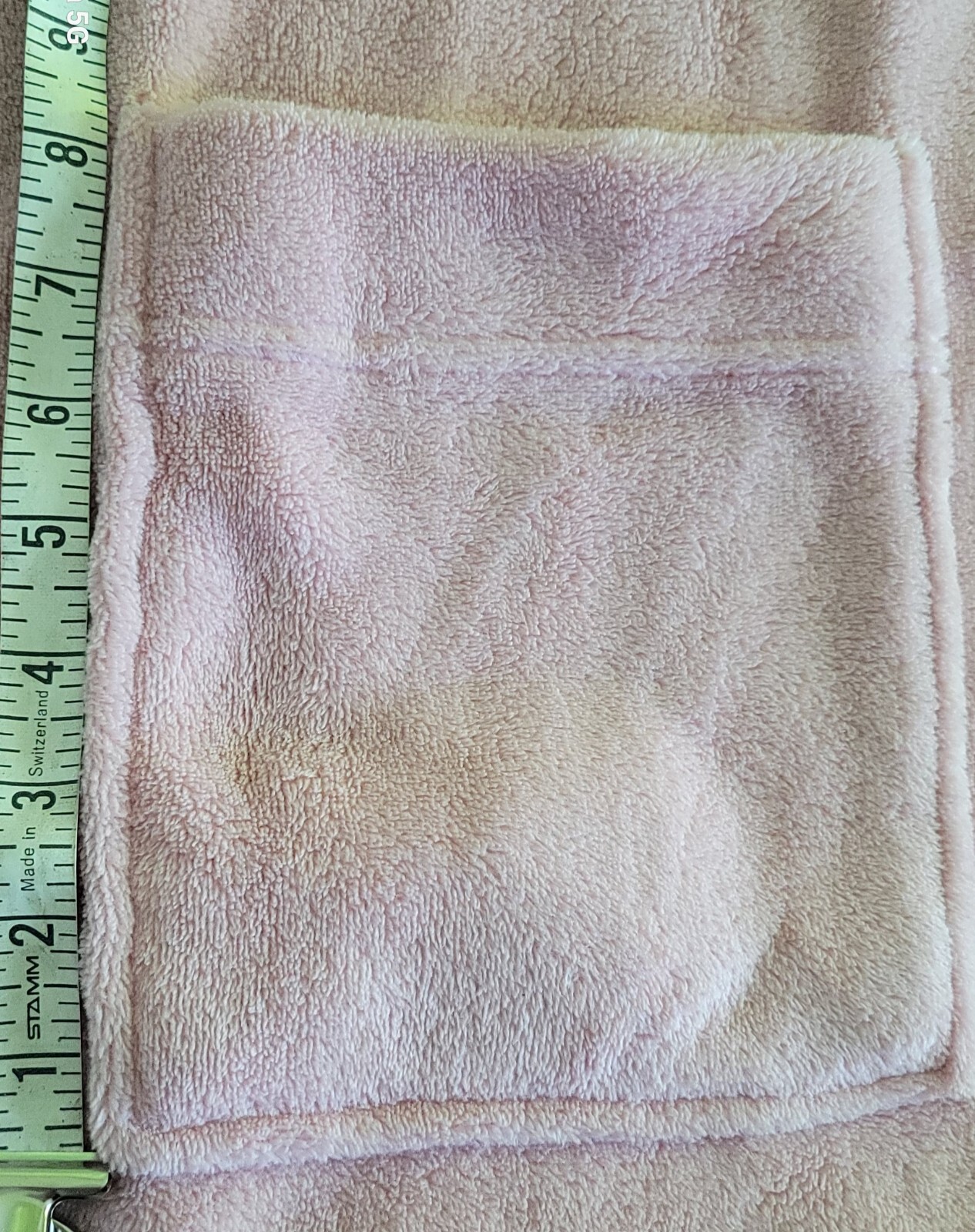 Victorias Secret PINK Plush Logo Wrap Short Soft Cozy Plush Robe Light Pink XS/S