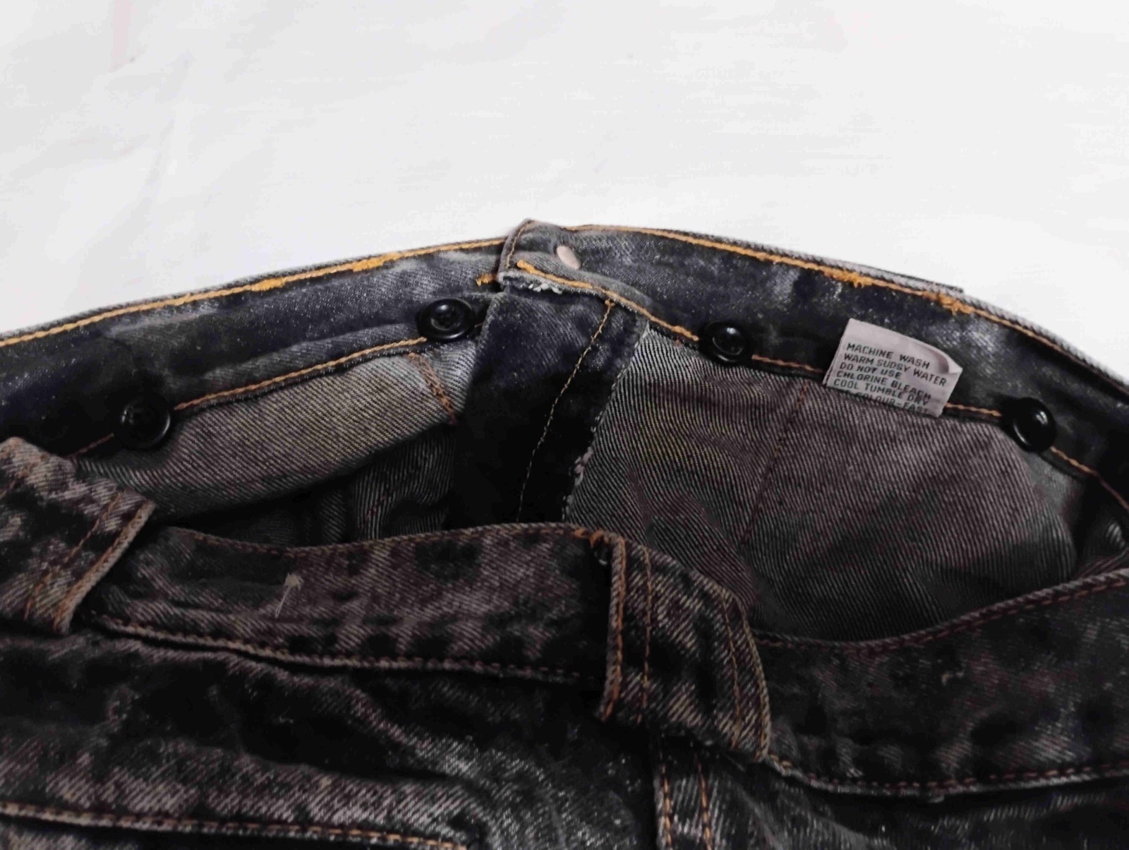 Vintage AJ’s Black Acid Wash Jeans Women’s 31 / 11 Long outer seam
