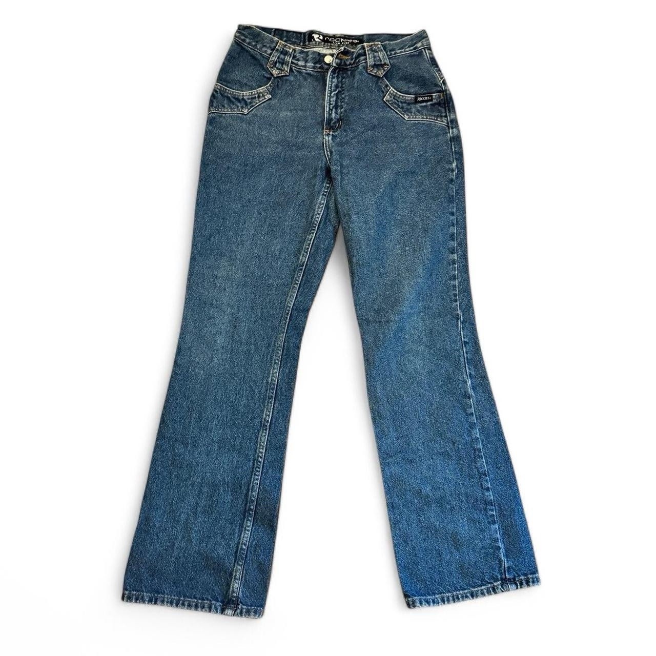 Rockies Jeans Womens | 1975 | 28×31 Blue Relaxed Bareback Vintage Western Denim