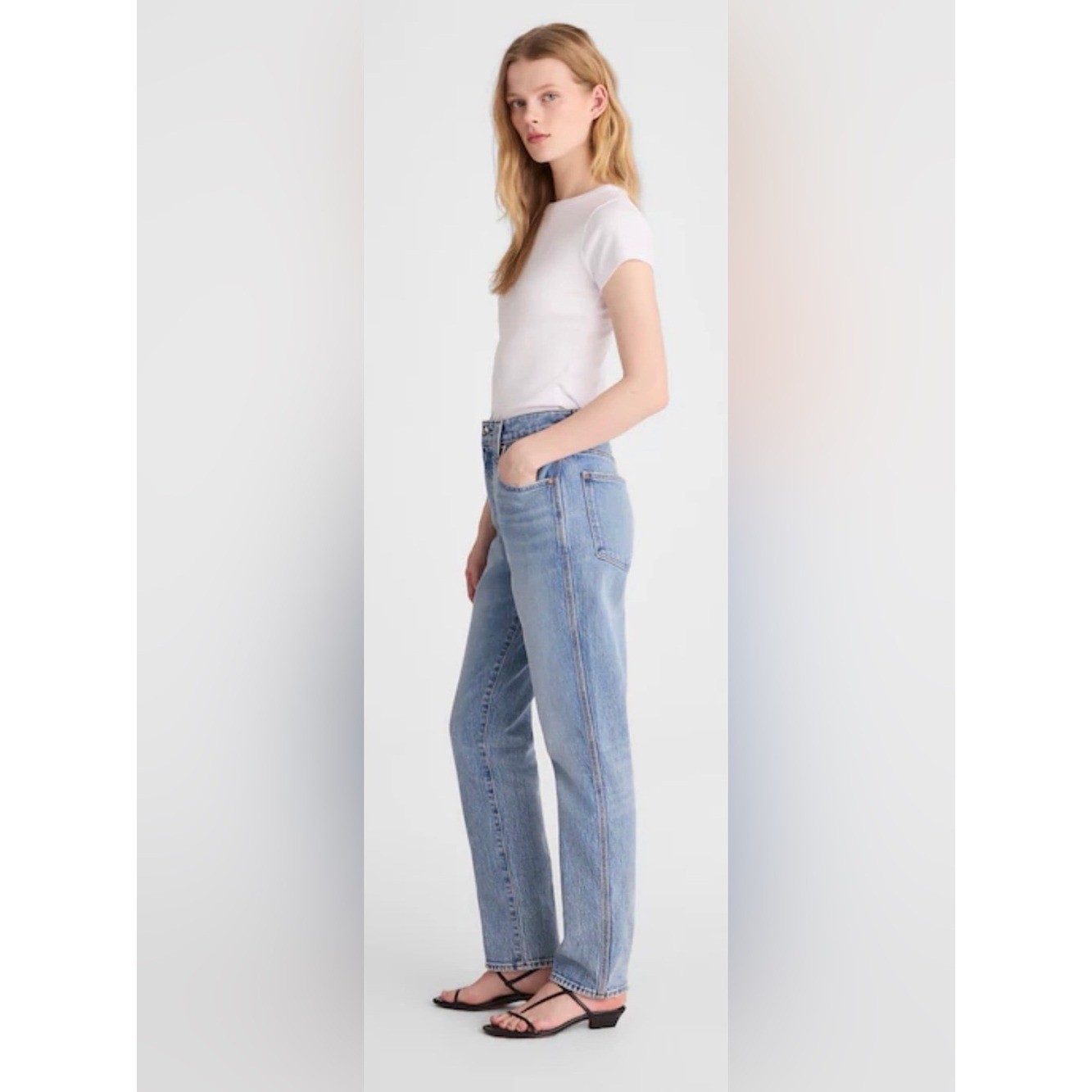 ✨ Madewell The Perfect Vintage Jean 26P Petite Light Wash Straight Denim ✨
