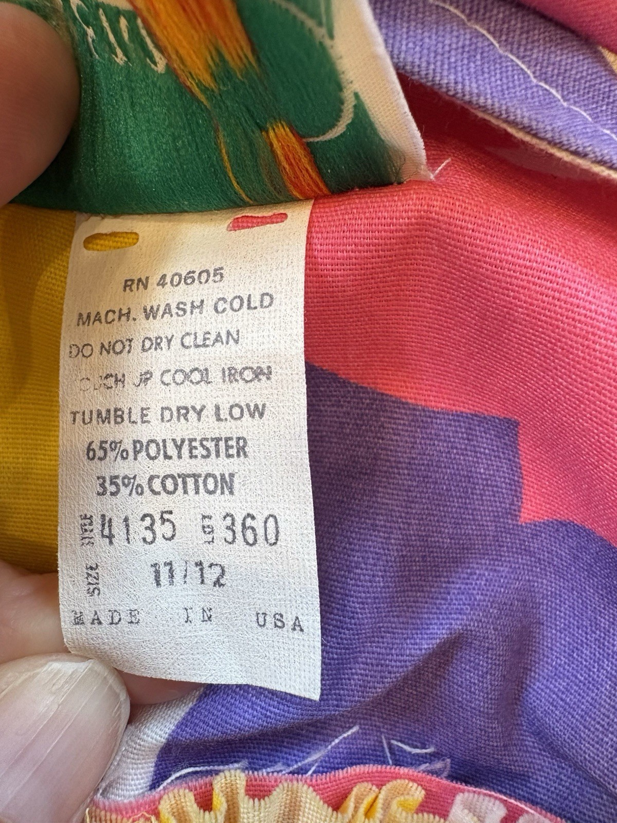 Vintage Jenni Multicolor Geometric Dress Medium Scoop Neck Sleeveless