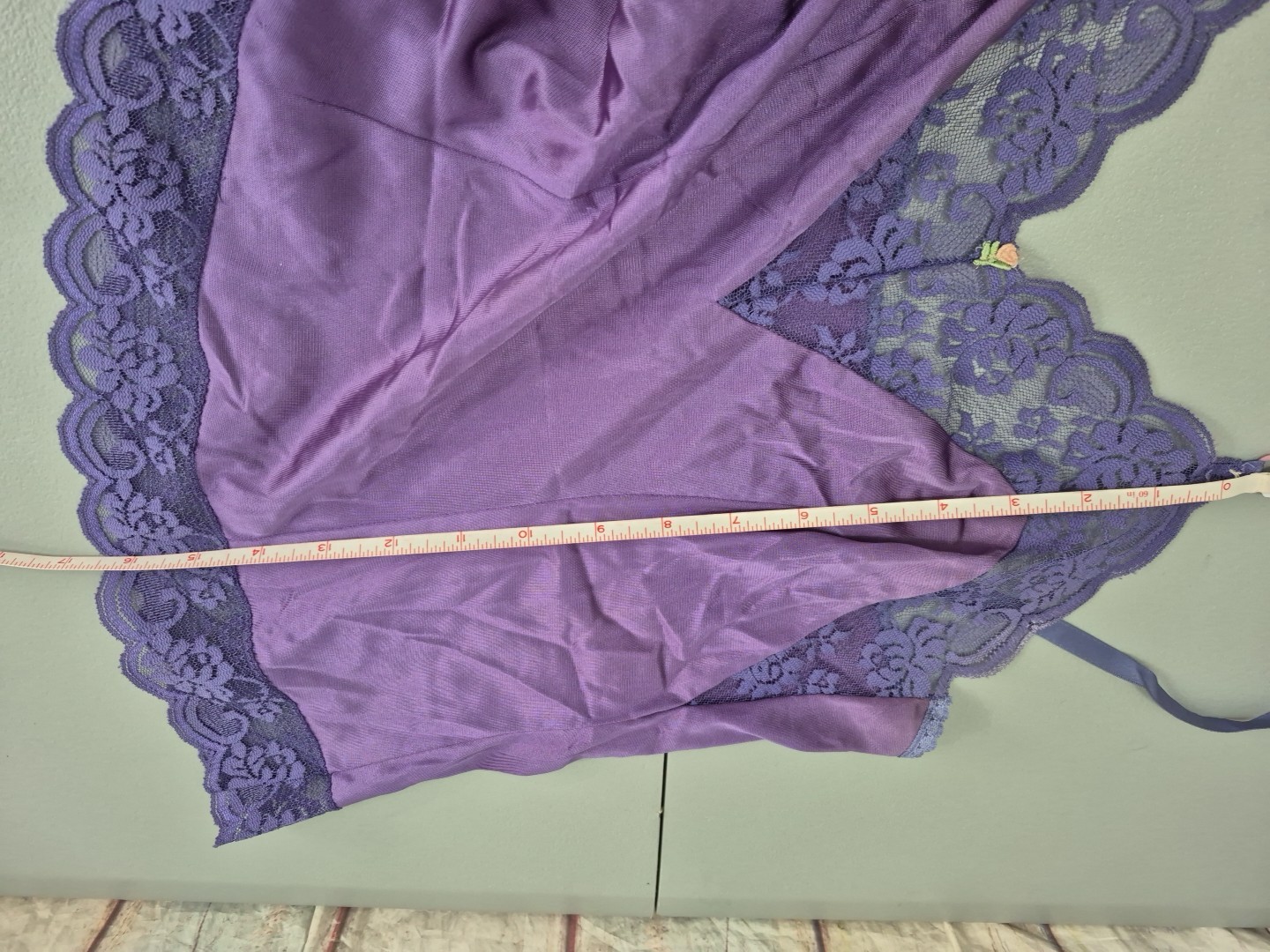 Chantilly Maidenform Camisole Purple Size 34 Metric 75 Whimsigoth Sexy Feminine