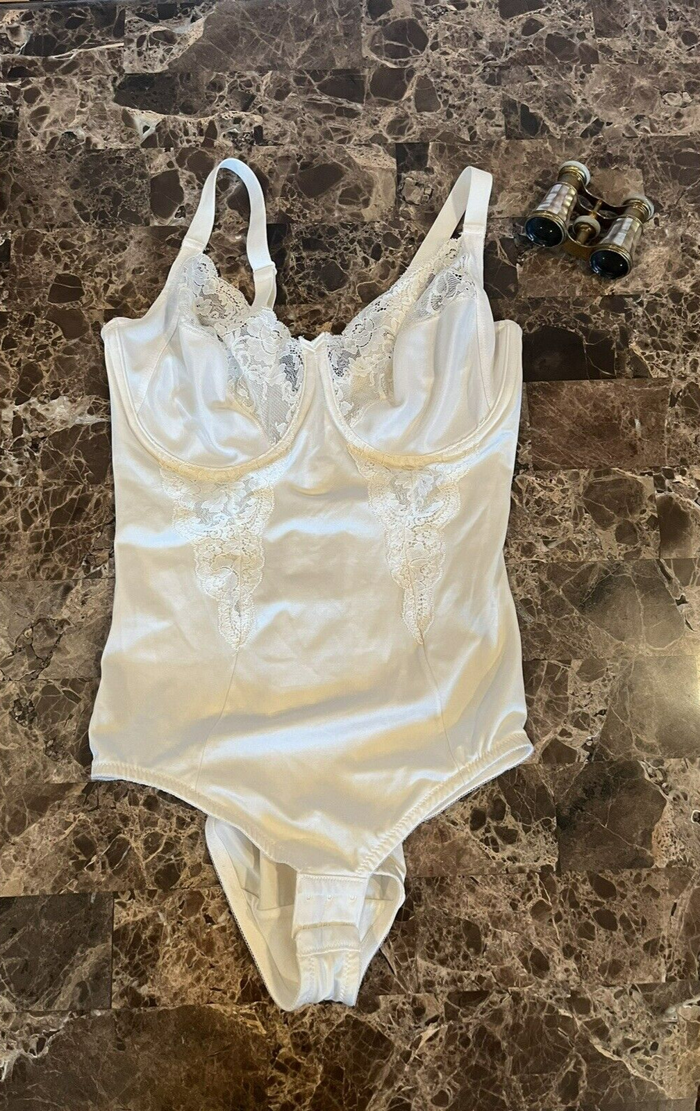 VINTAGE GIRDLE ALL IN ONE BODYSUIT SHAPER UNDERWIRE sz 38D